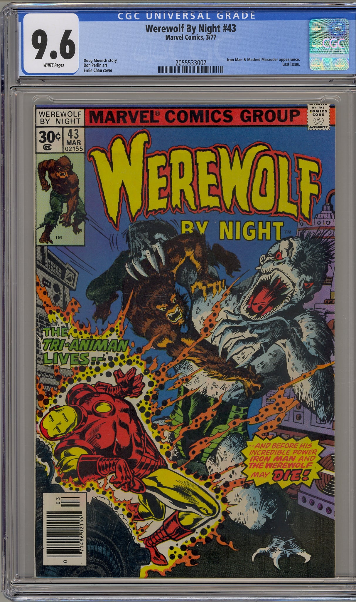 Werewolf by Night #43 (1977) Iron Man