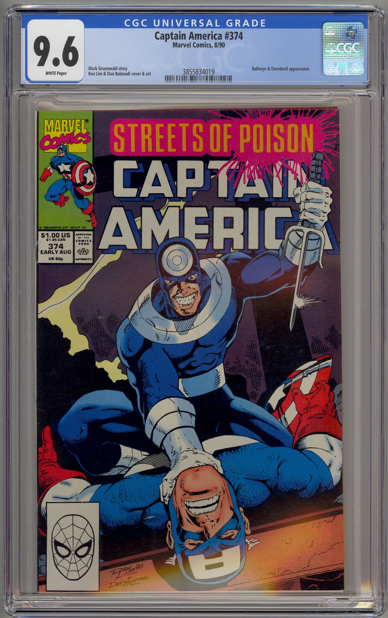 Captain America #374 (1990) Bullseye