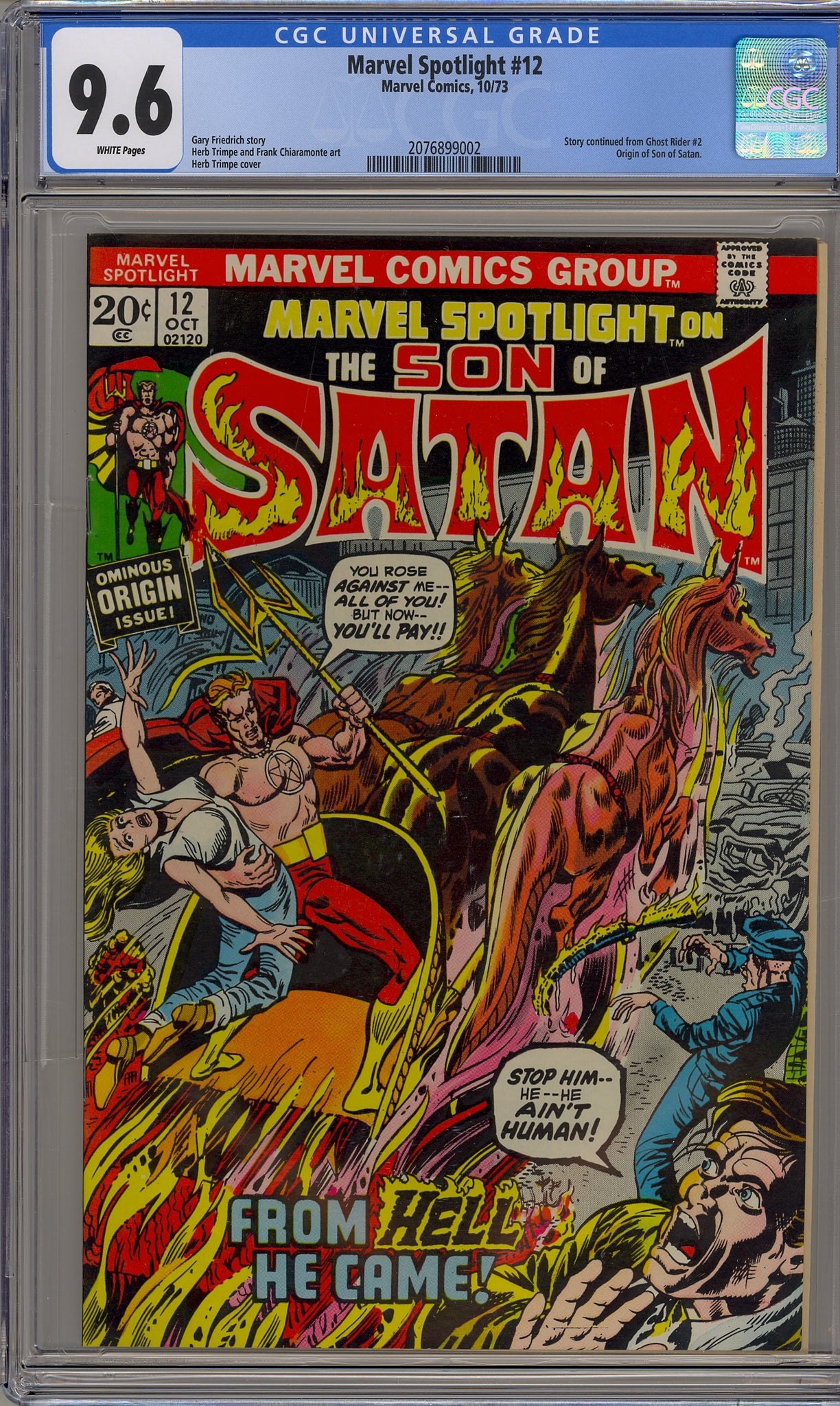 Marvel Spotlight #12 (1973) Son of Satan