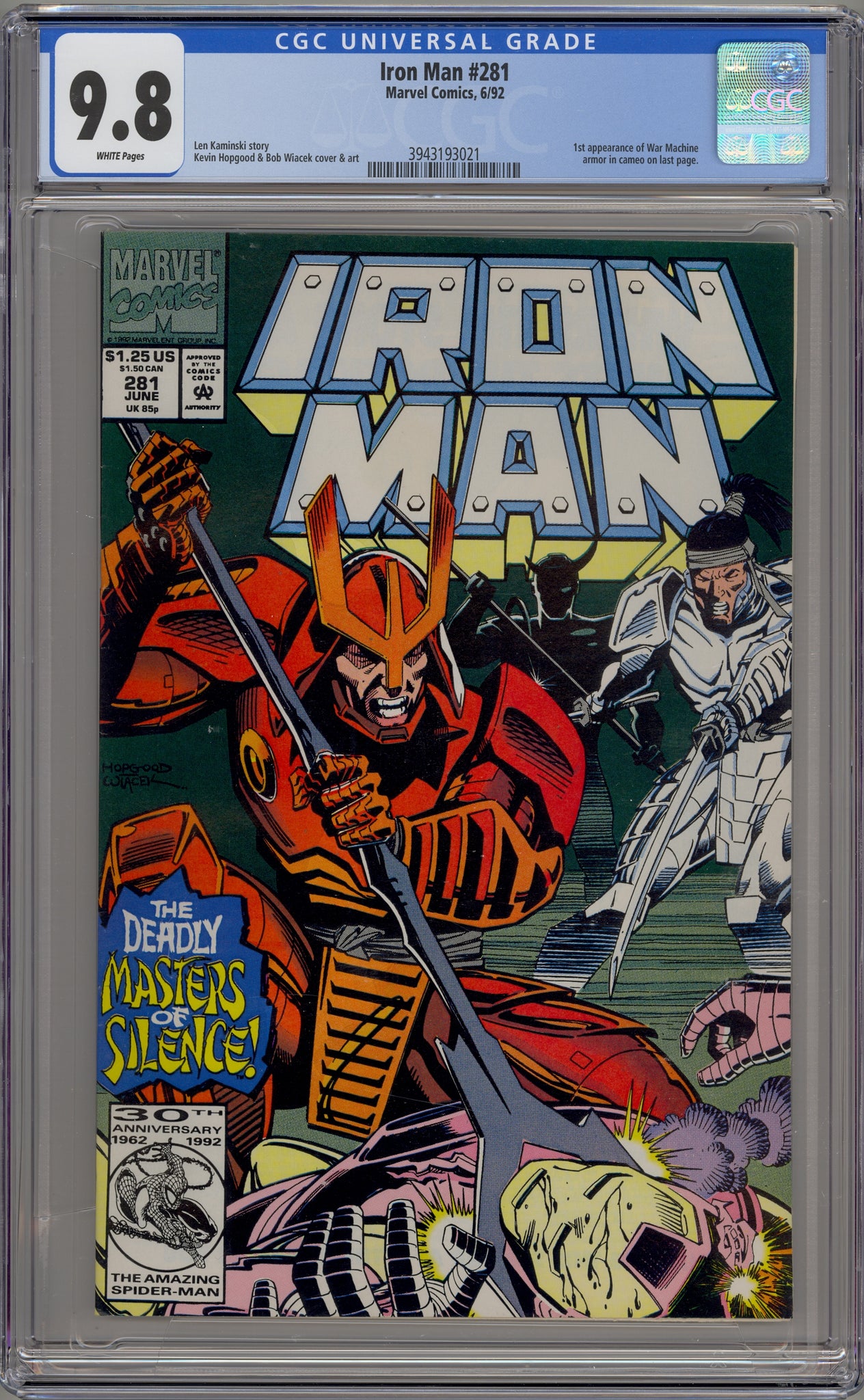 Iron Man #281 (1992) War Machine