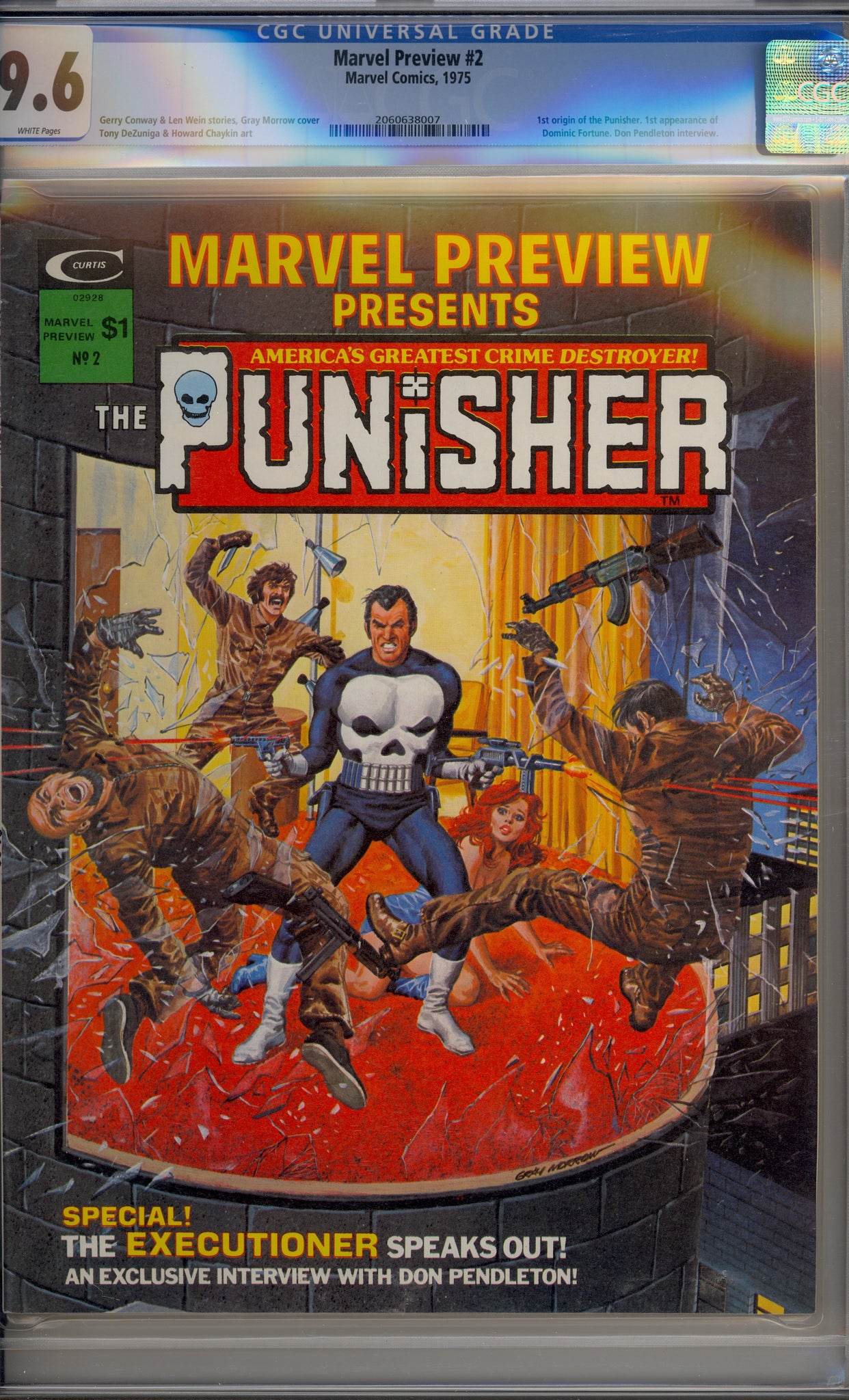 Marvel Preview #2 (1975) Punisher, Dominic Fortune