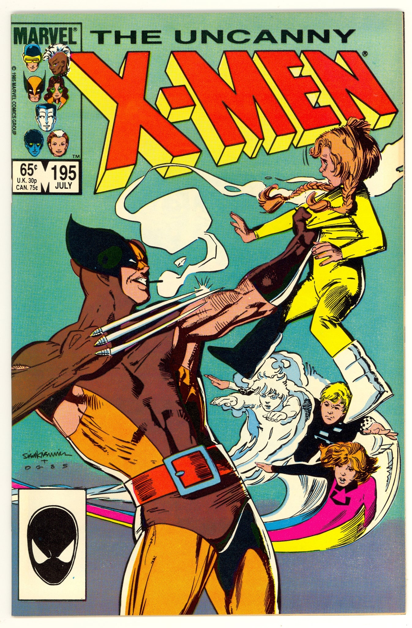 Uncanny X-Men #195 (1985) Power Pack