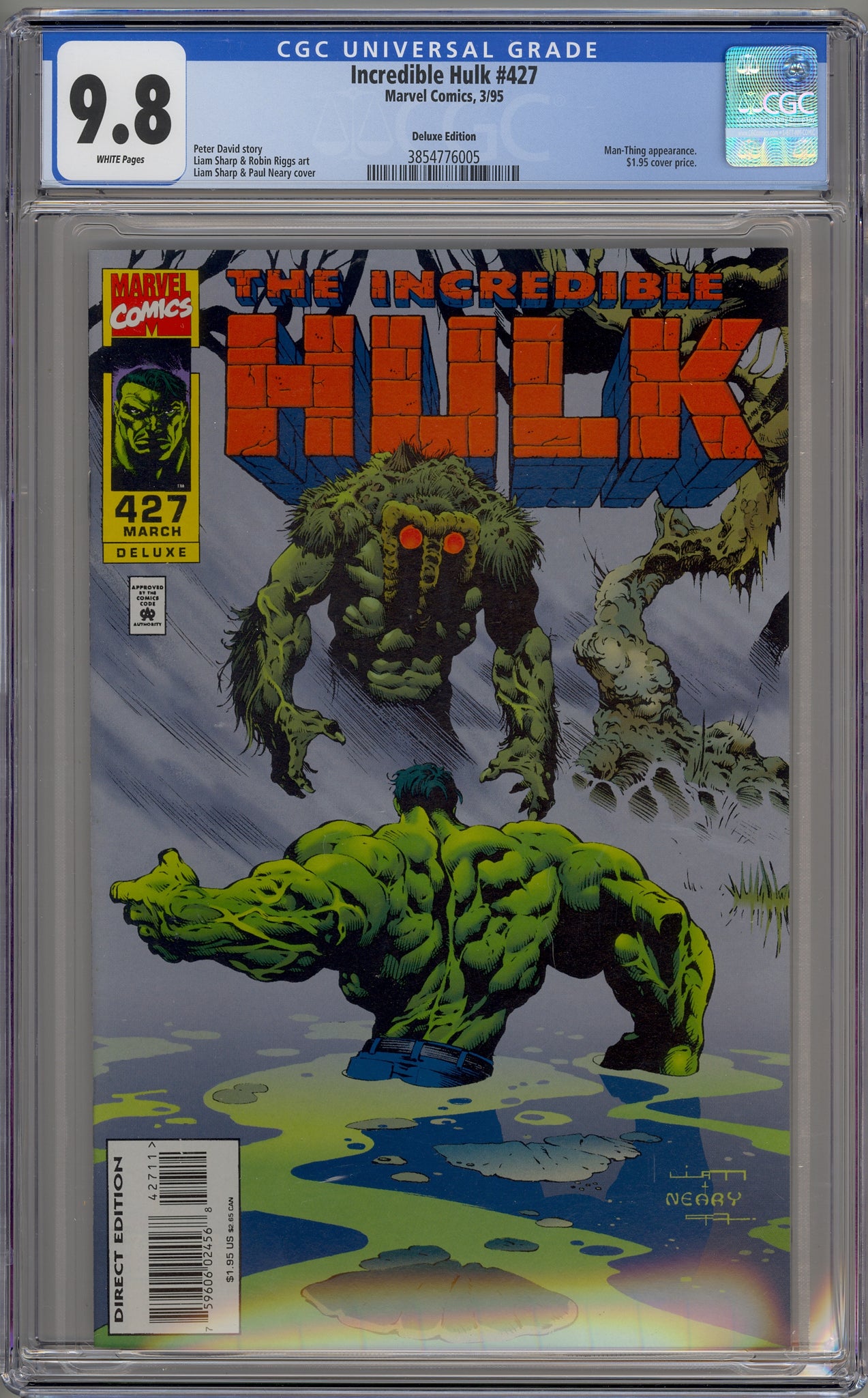 Incredible Hulk #427 (1995) Man-Thing, Deluxe Edition