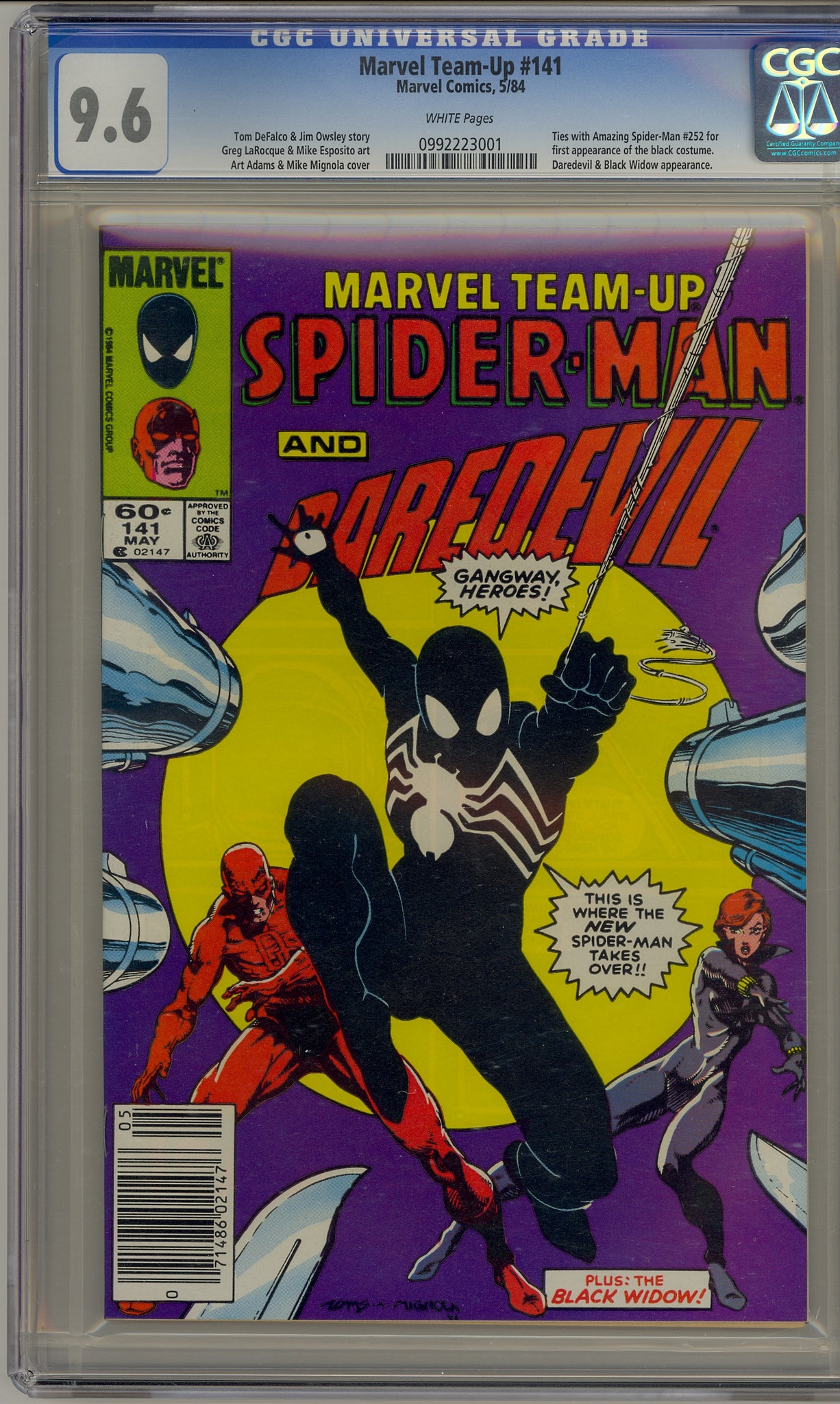 Marvel Team-Up #141 (1984) newsstand edition (Spider-Man and Daredevil)