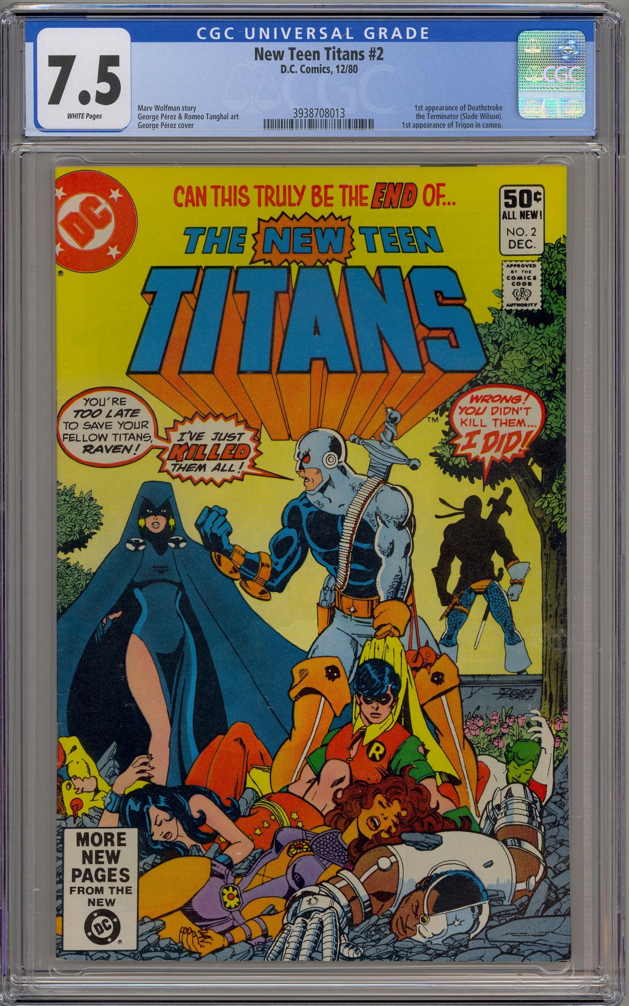 New Teen Titans #2 (1980) Deathstroke the Terminator
