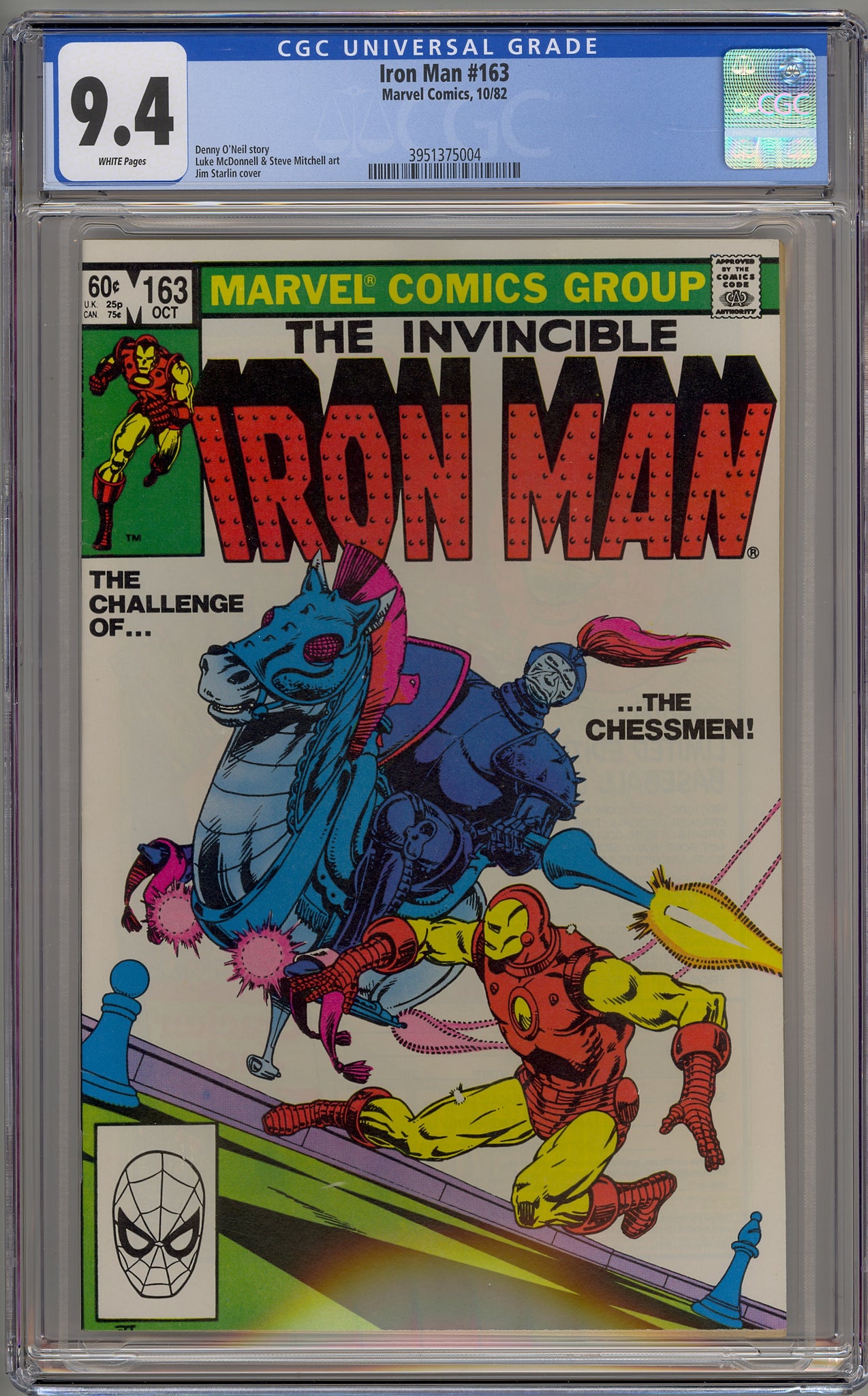 Iron Man #163 (1982) Chessmen