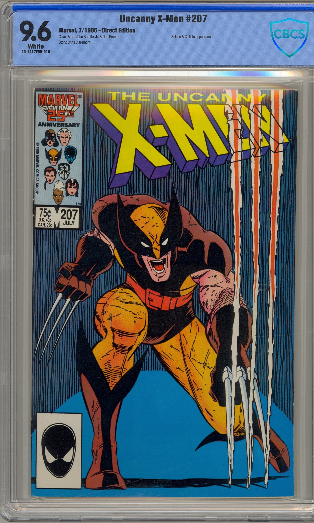 Uncanny X-Men #207 (1986) Wolverine