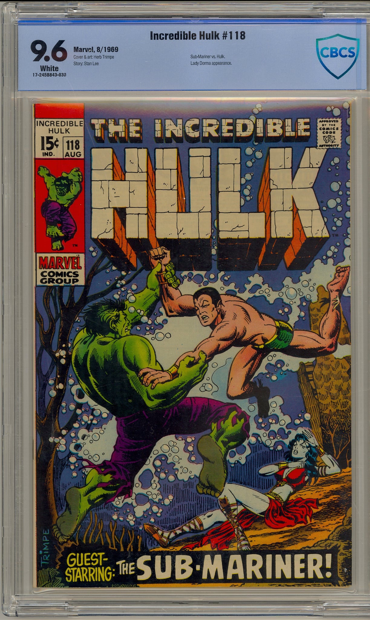 Incredible Hulk #118 (1969) Sub-Mariner