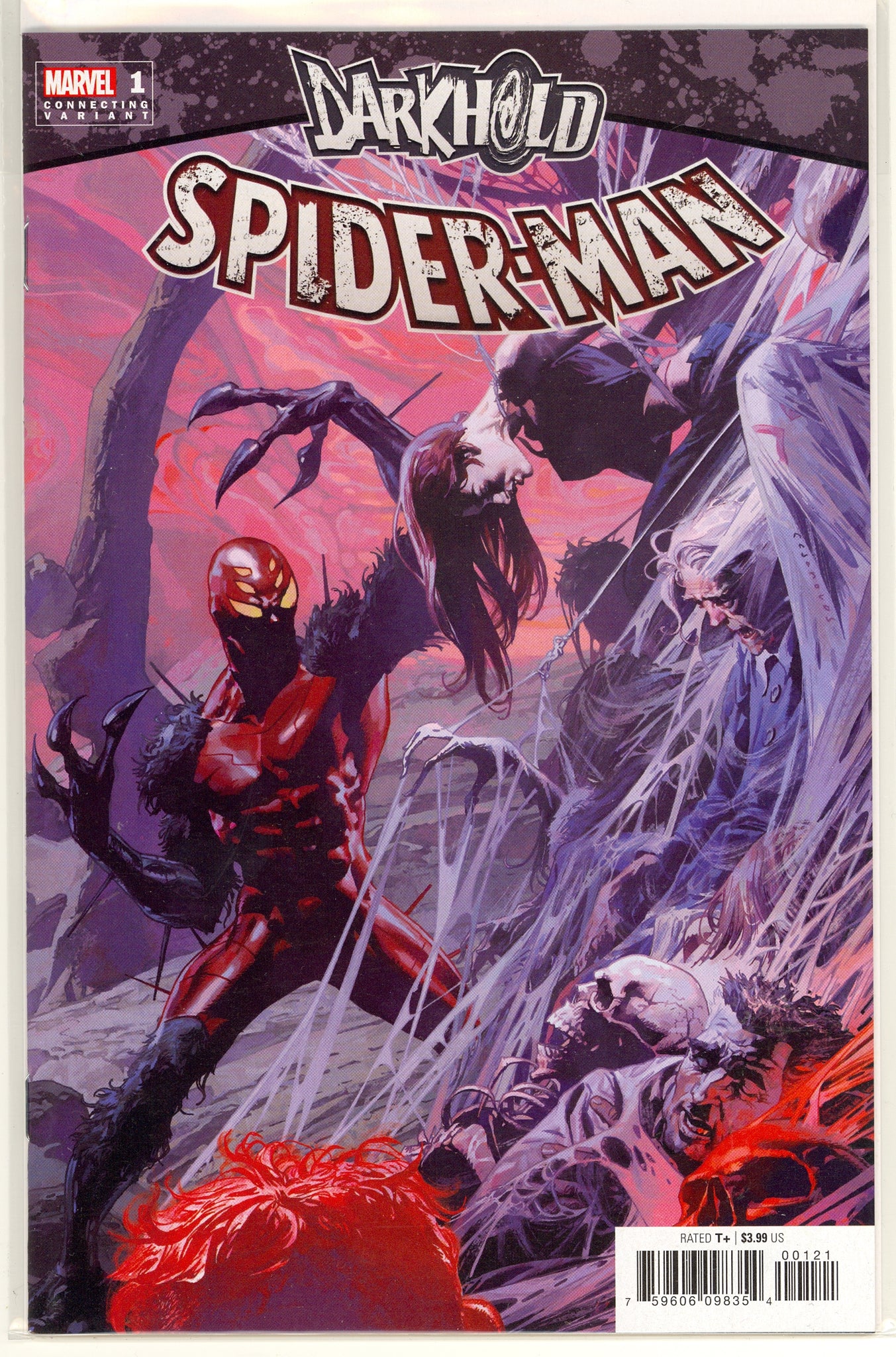 Darkhold Spider-Man #1 (2021) connecting variant