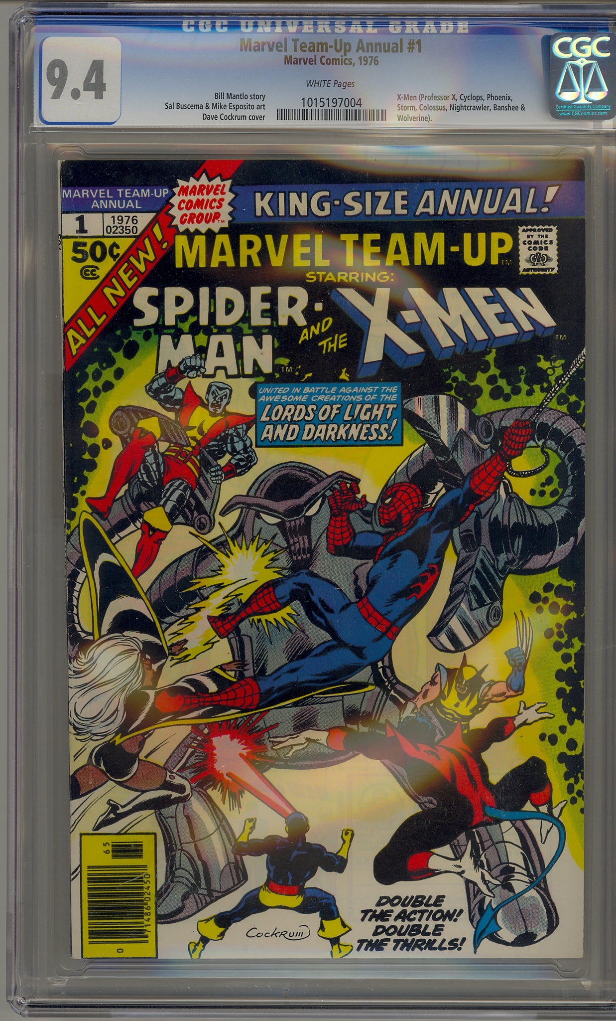 Marvel Team-Up Annual #1 (1976) Spider-Man & X-Men