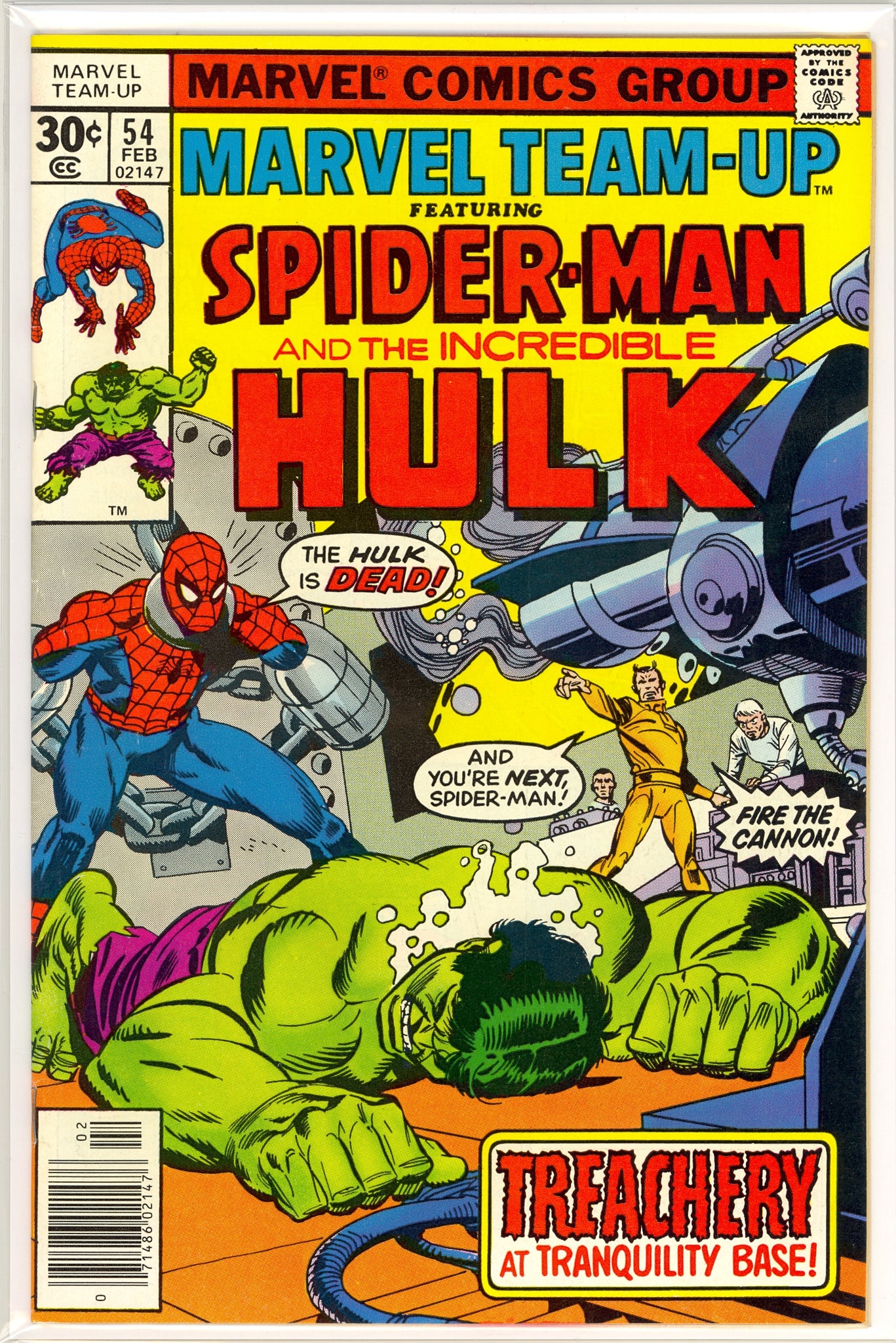 Marvel Team-Up #54 (1976) Spider-Man, Hulk