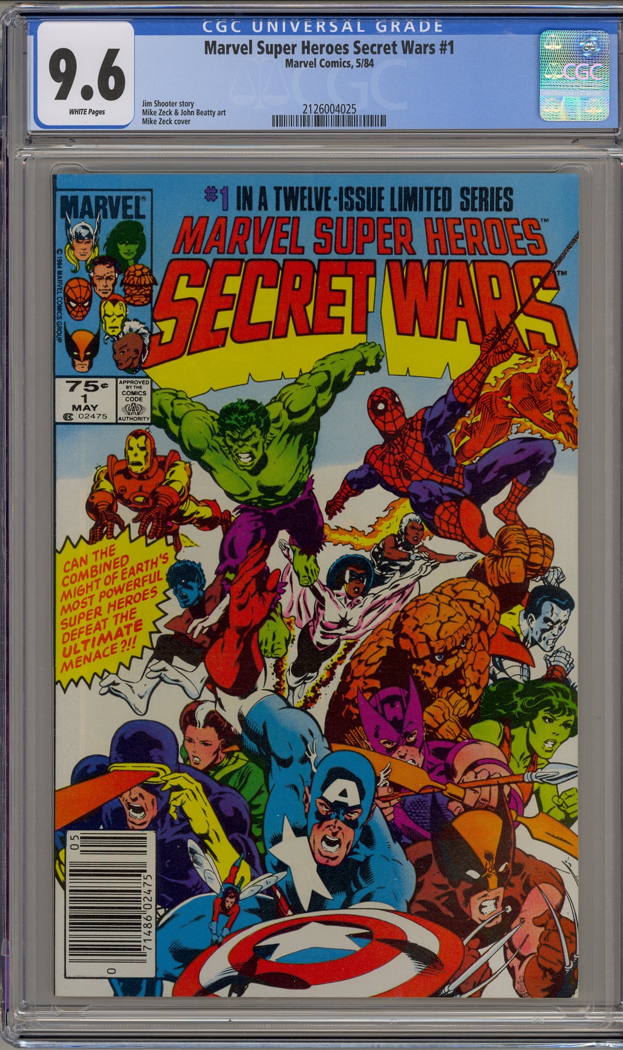 Marvel Super Heroes Secret Wars #1 (1984) newsstand edition