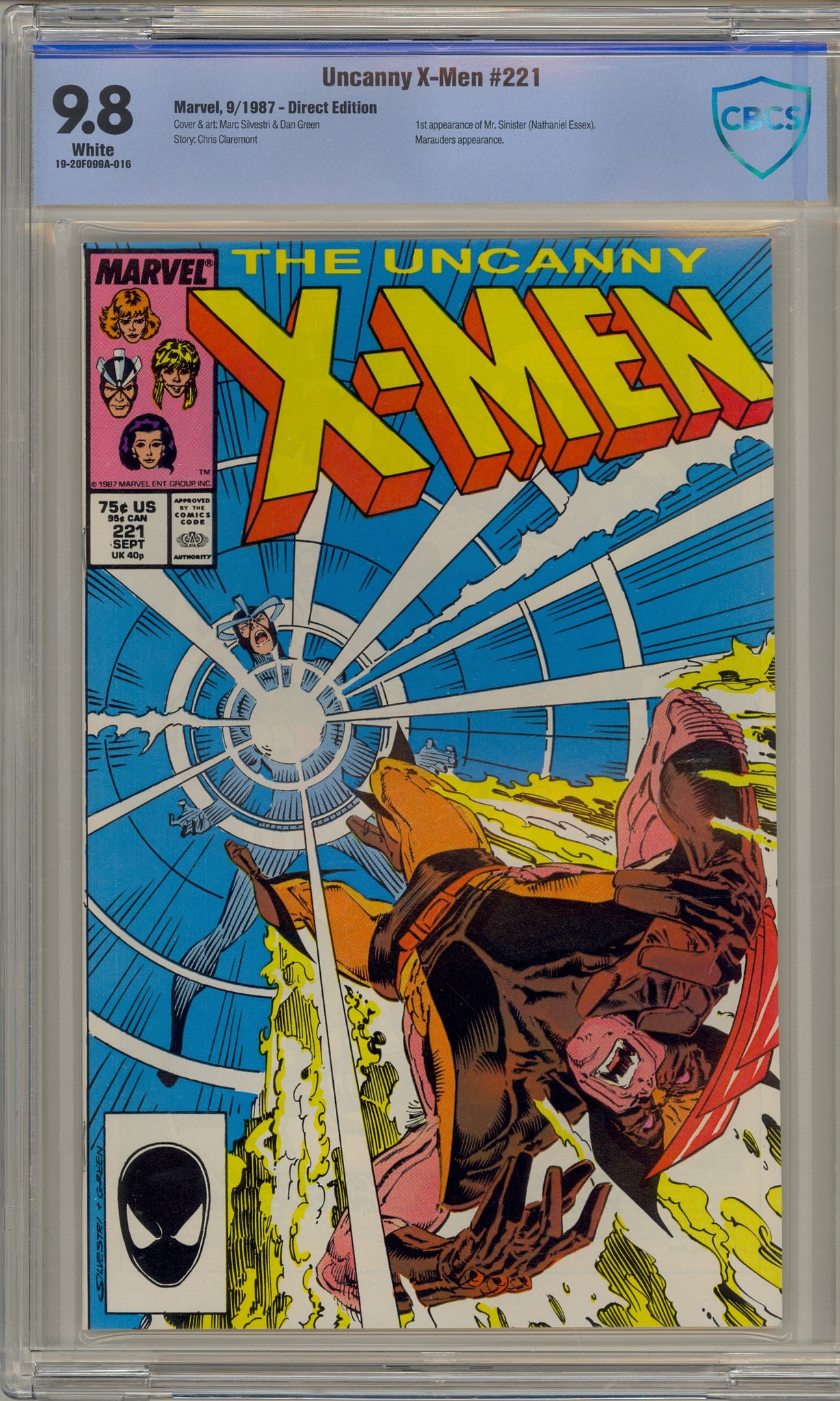 Uncanny X-Men #221 (1987) Mr. Sinister