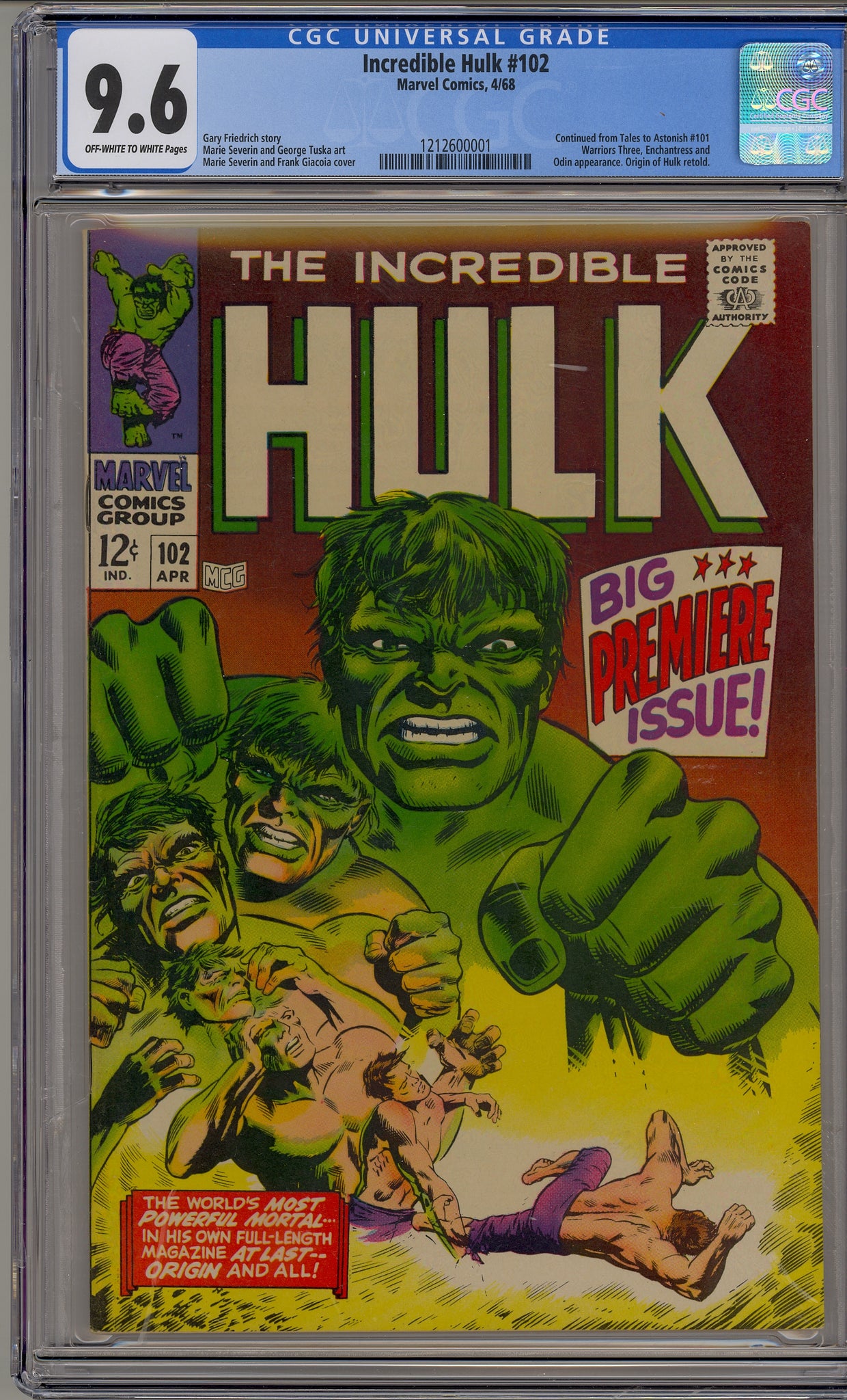 Incredible Hulk #102 (1968)