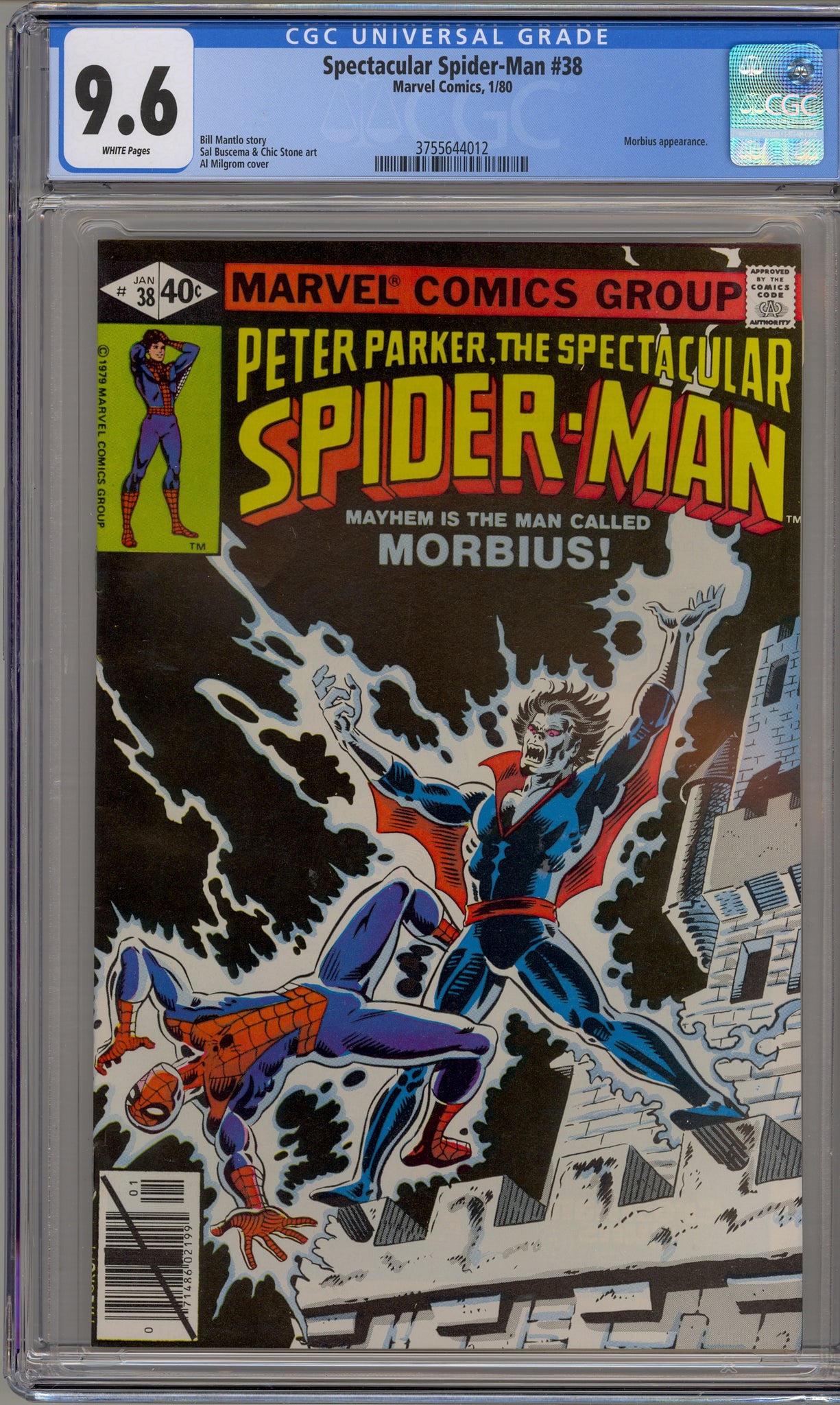 Spectacular Spider-Man #38 (1980) Morbius