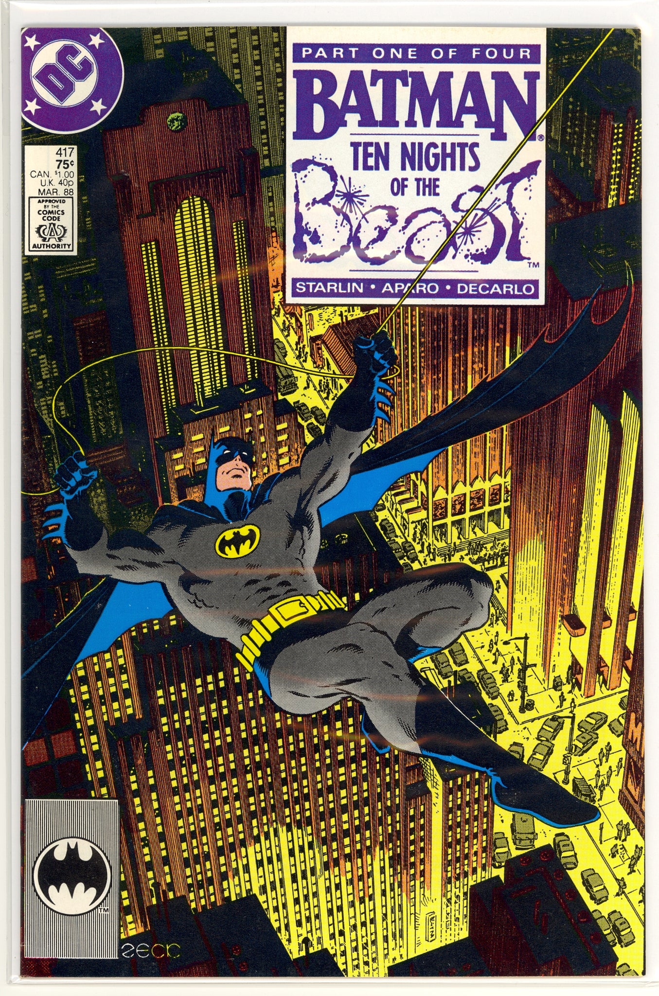 Batman #417 (1988) Ten Nights of the Beast part 1