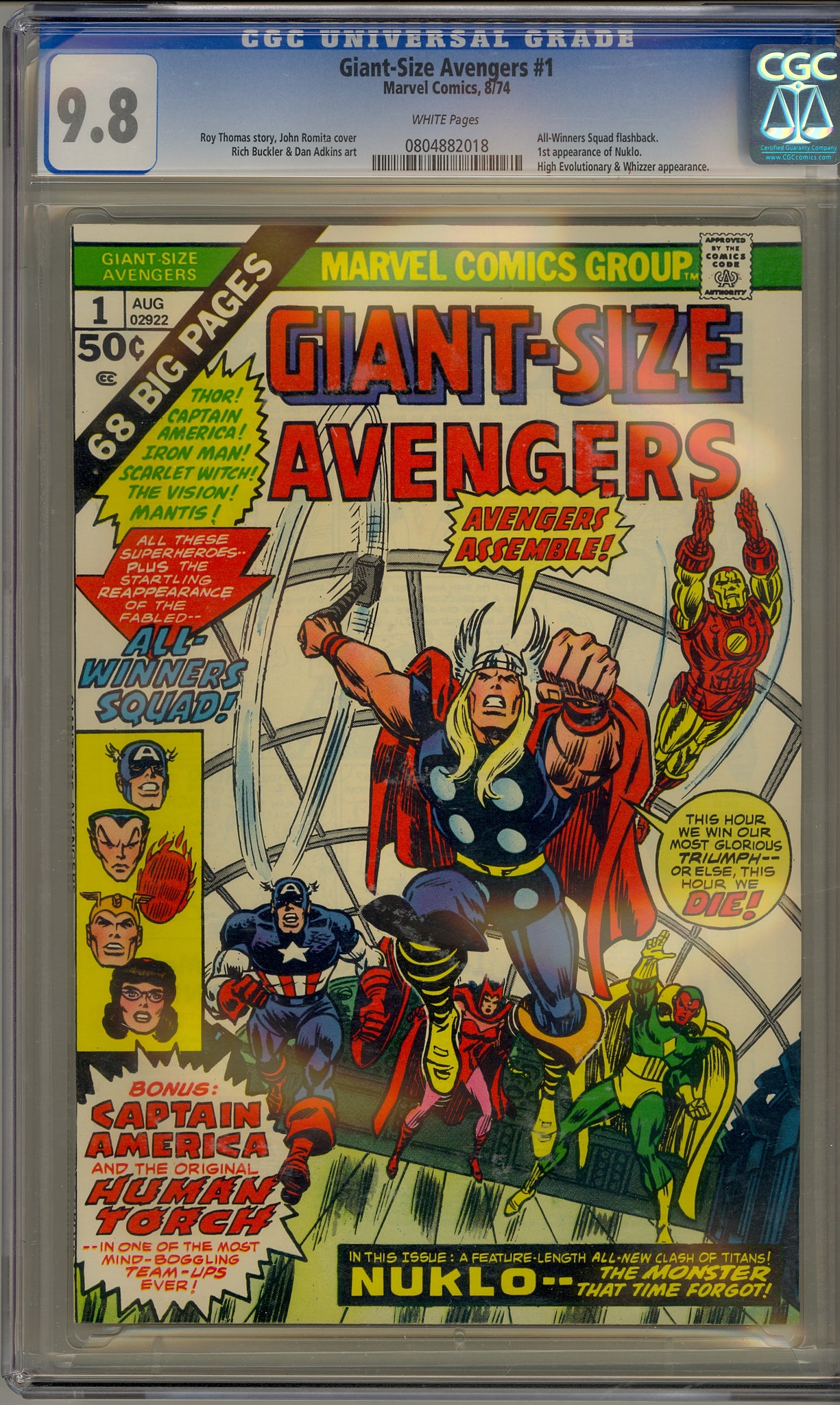 Giant-Size Avengers #1 (1974)