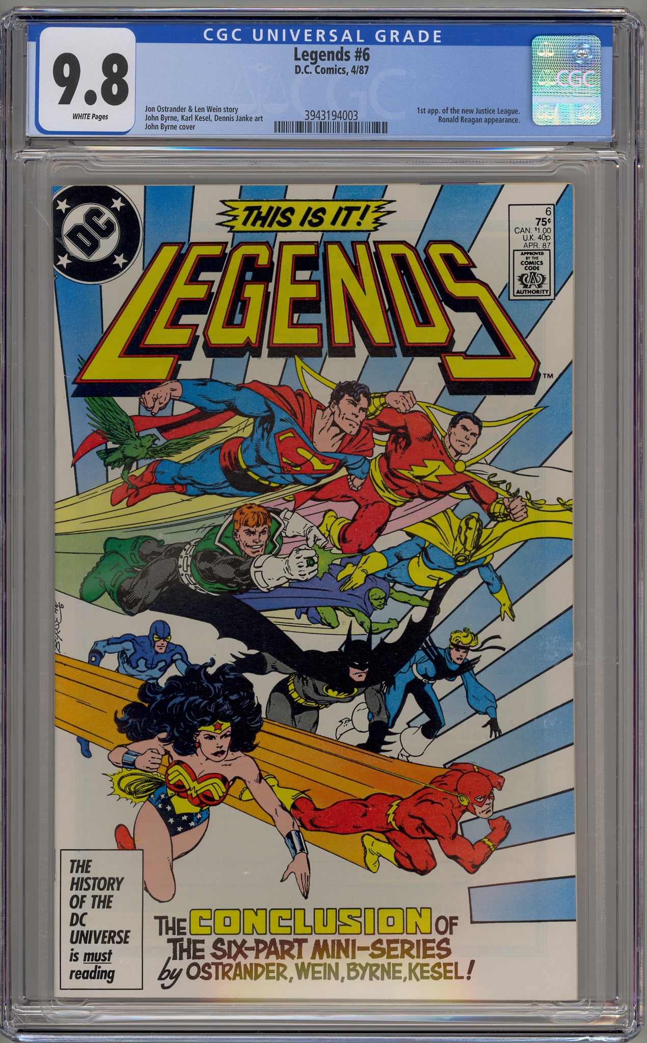 Legends #6 (1987) Justice League