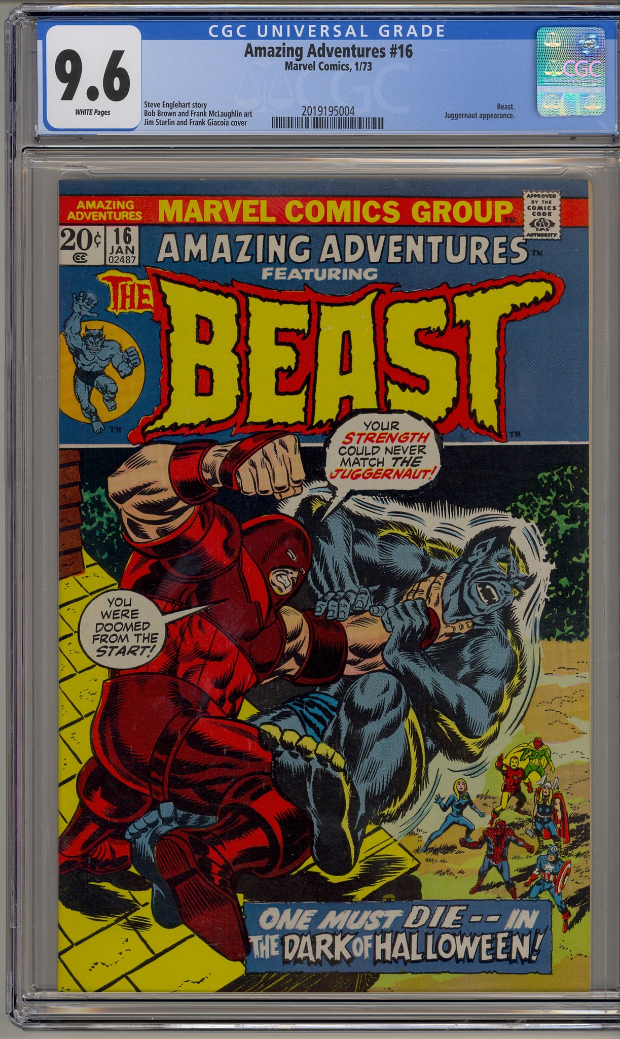 Amazing Adventures #16 (1973) Beast and Juggernaut