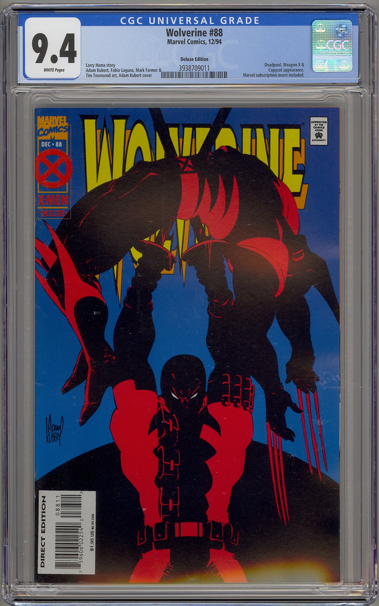 Wolverine #88 (1994) deluxe edition - Deadpool