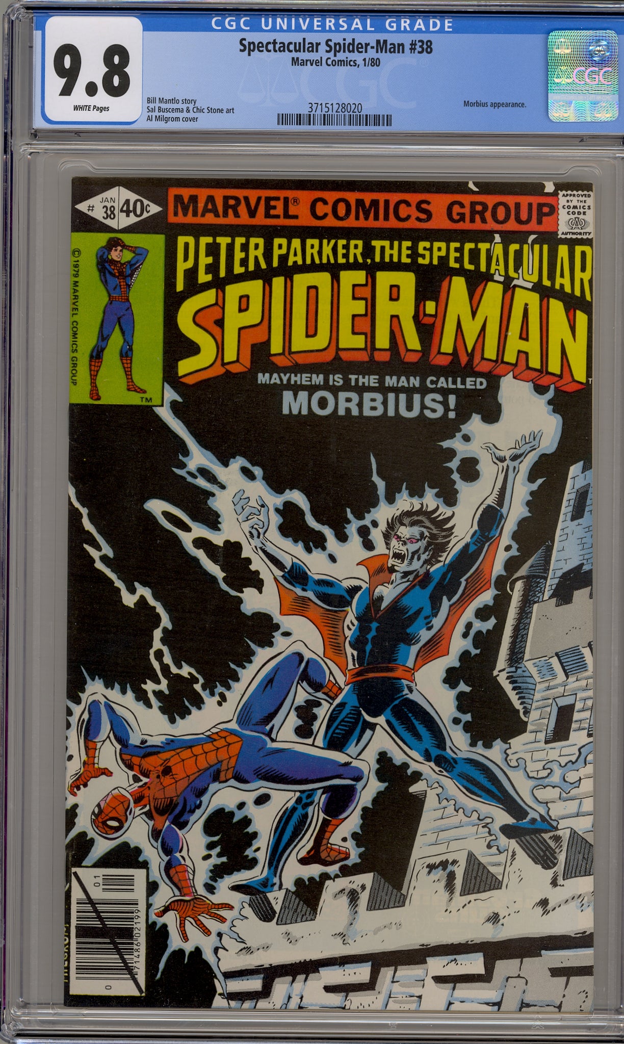 Spectacular Spider-Man #38 (1980) Morbius