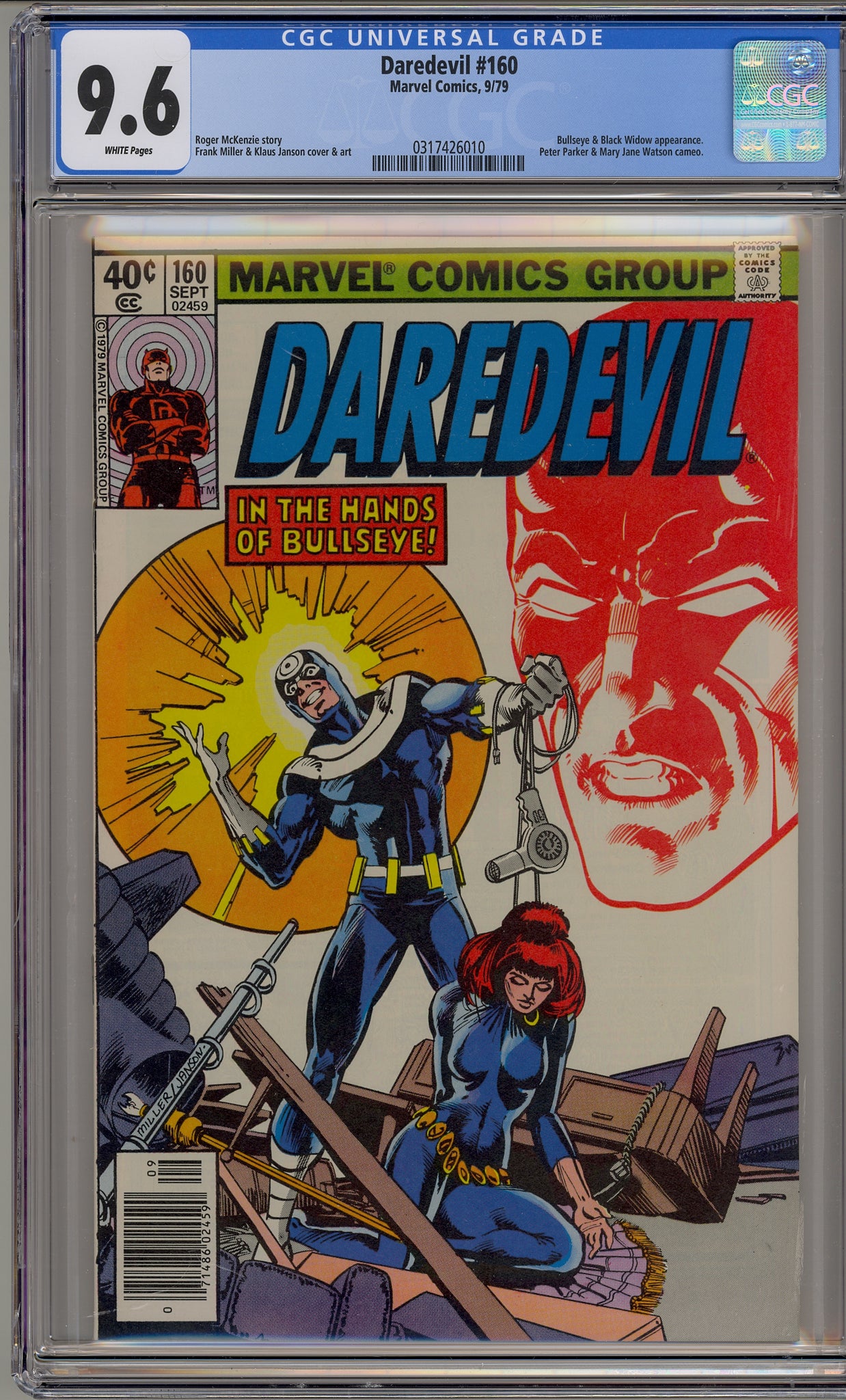 Daredevil #160 (1979) Bullseye, Black Widow