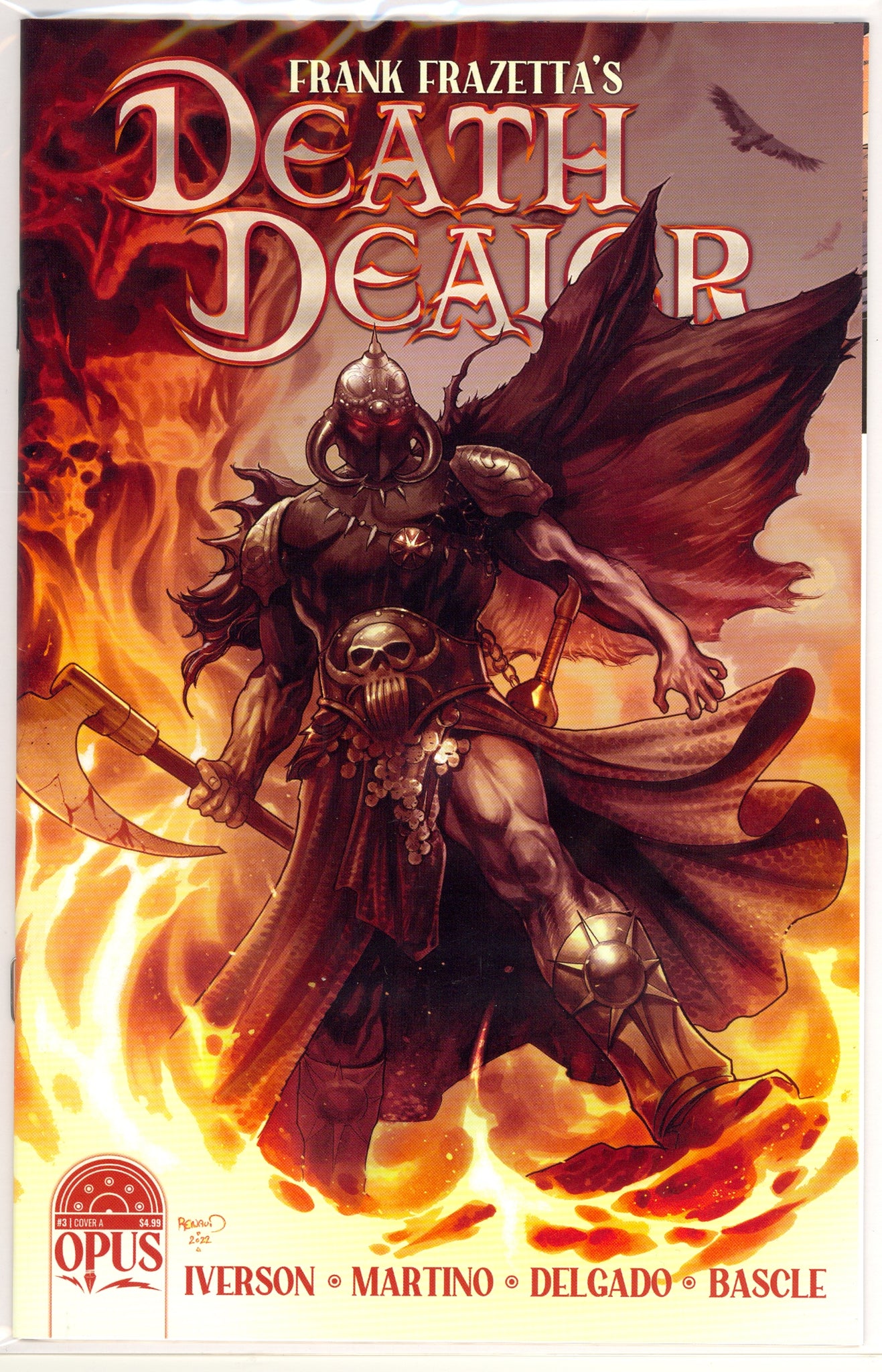 Death Dealer #3 (2022) cover A - Frazetta