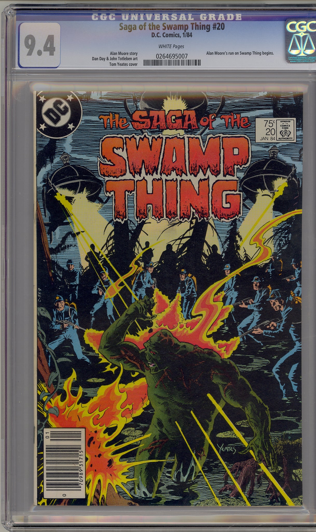 Saga of the Swamp Thing #20 (1984) newsstand edition