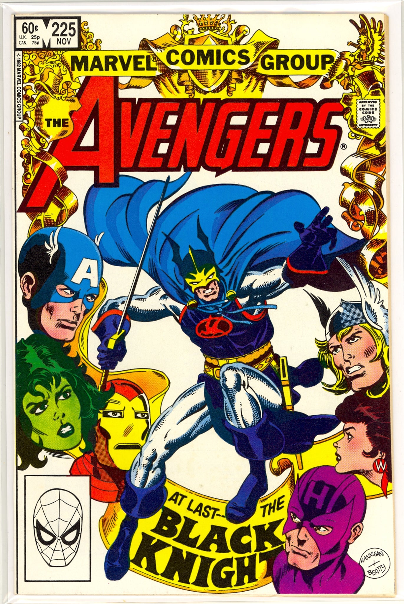 Avengers #225 (1982) Black Knight