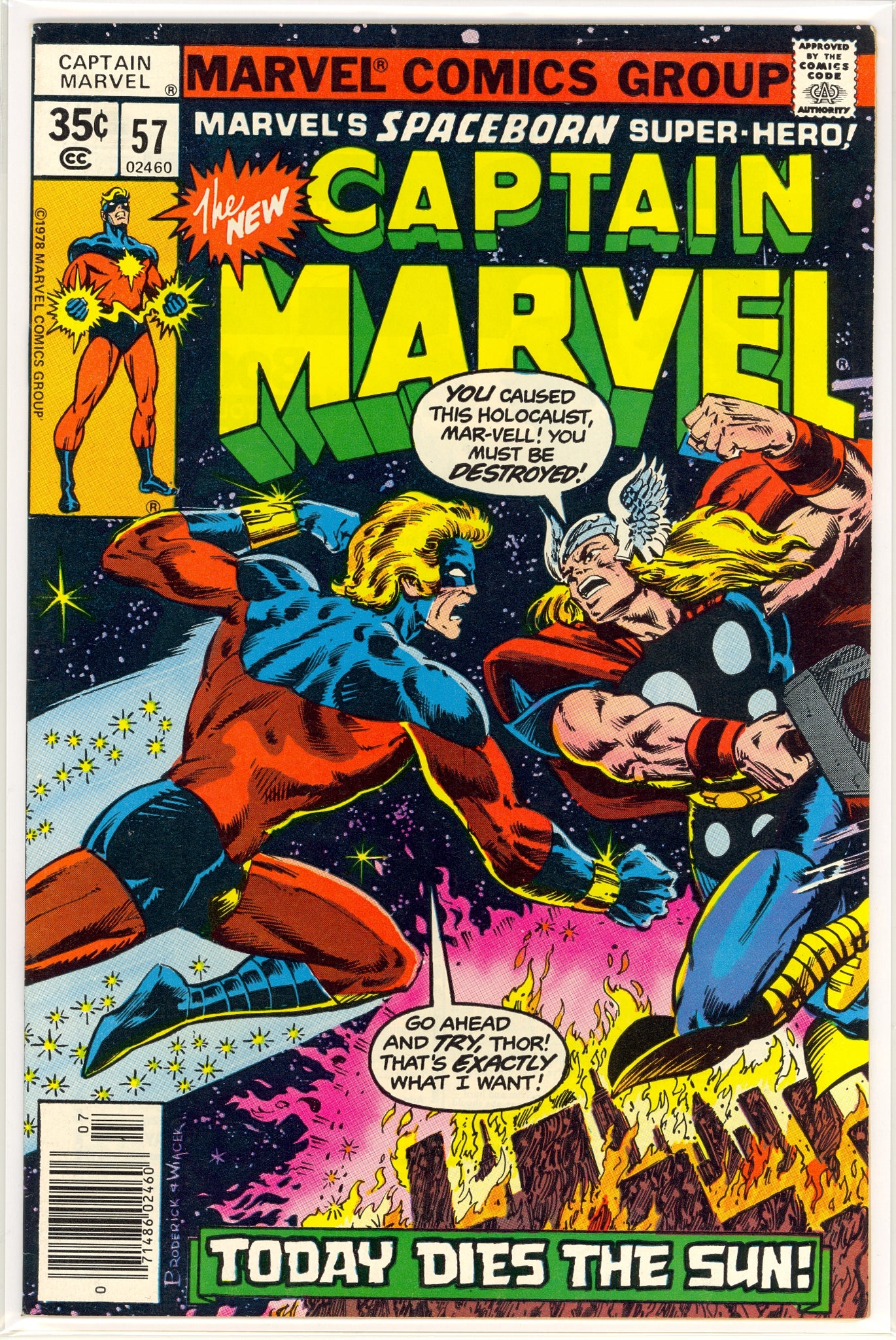 Captain Marvel #57 (1978) Thor