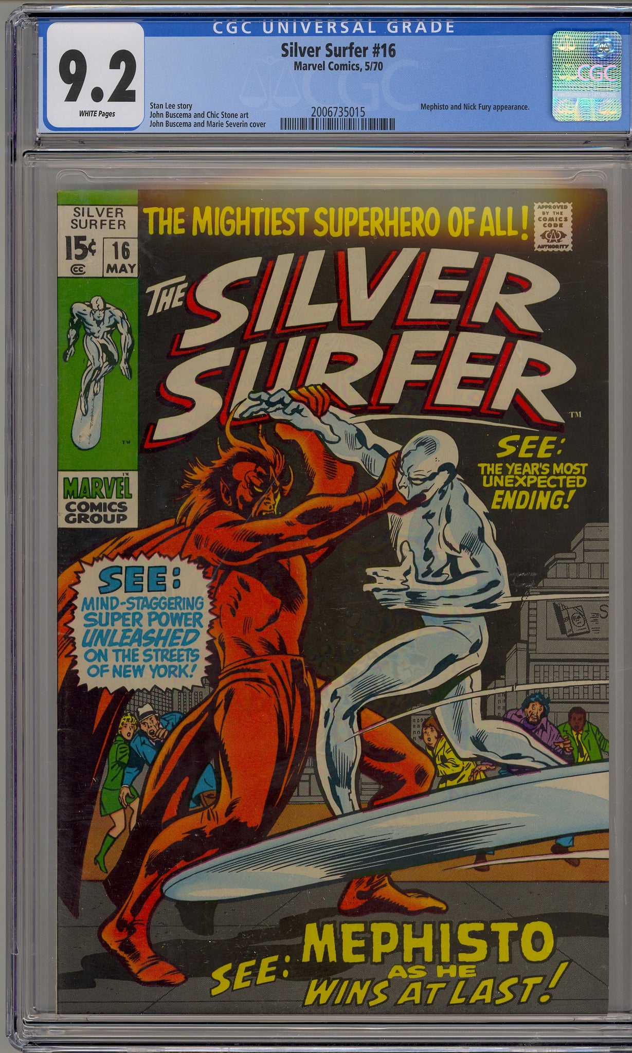 Silver Surfer #16 (1970) Mephisto