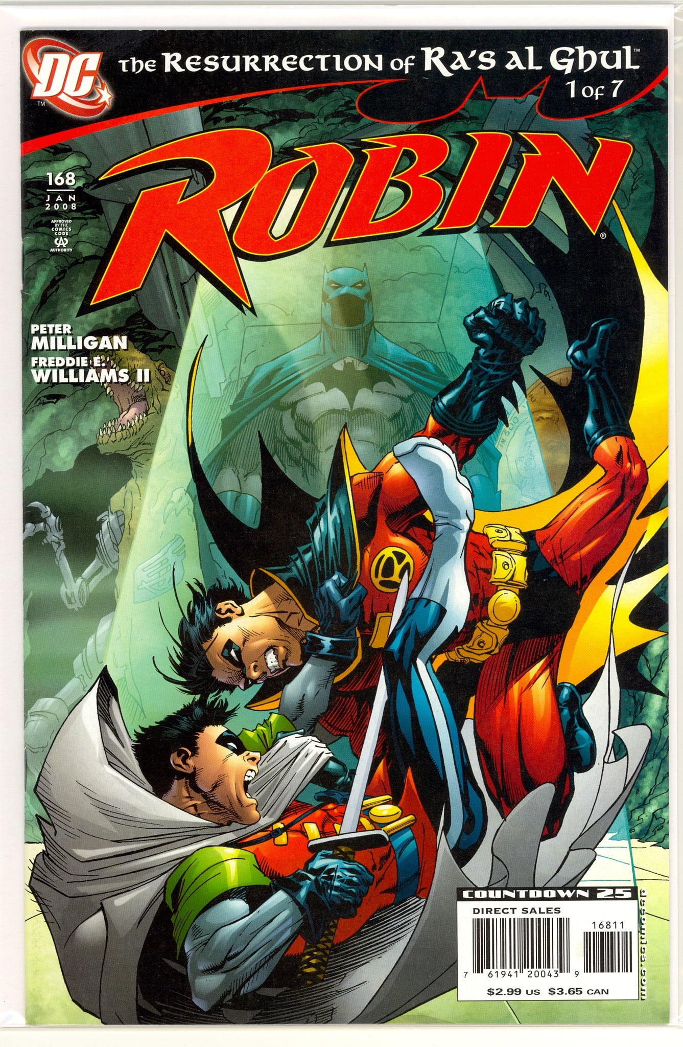 Robin #168 (2008) Resurrection of Ra's al Ghul part 1