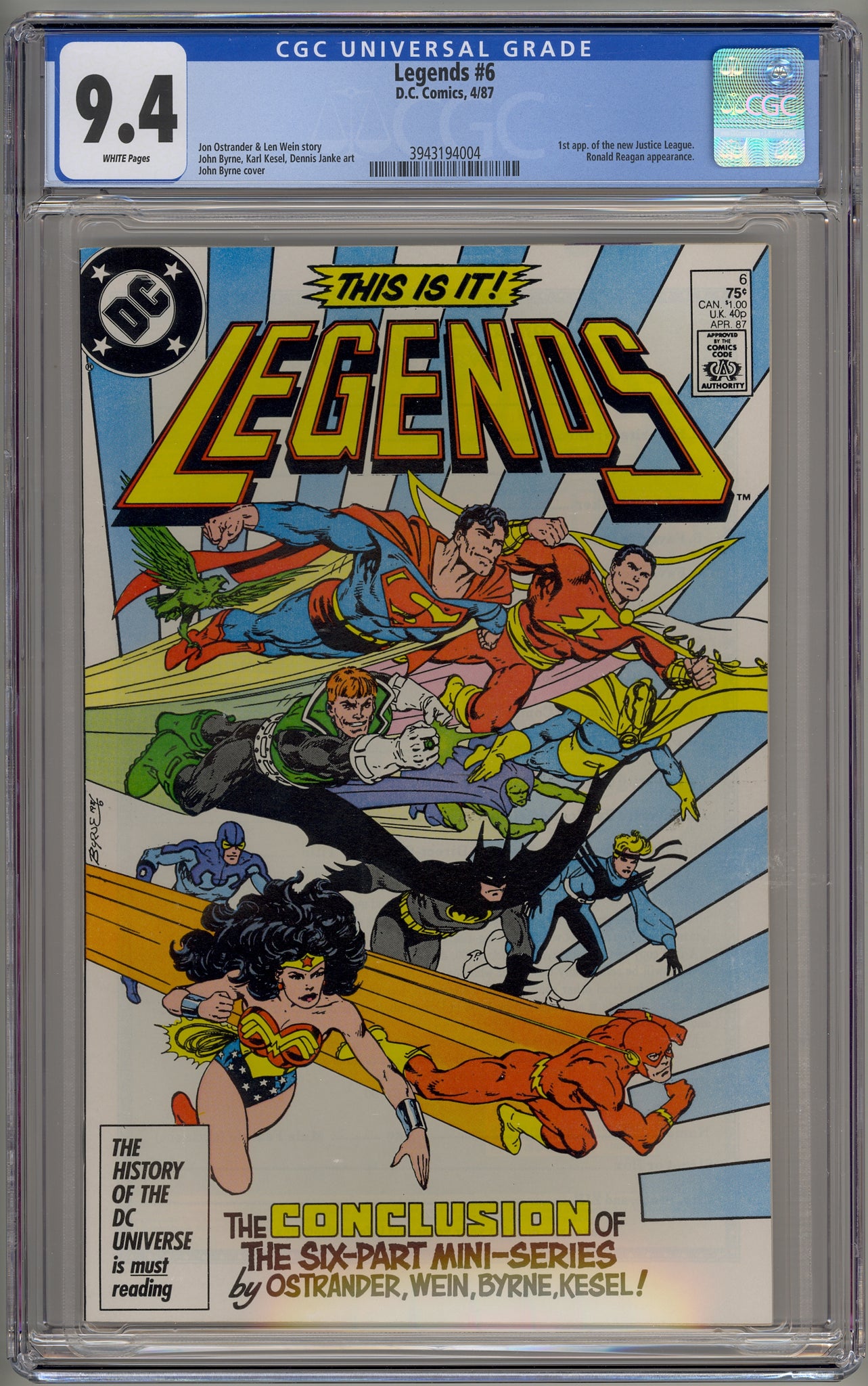 Legends #6 (1987) Justice League