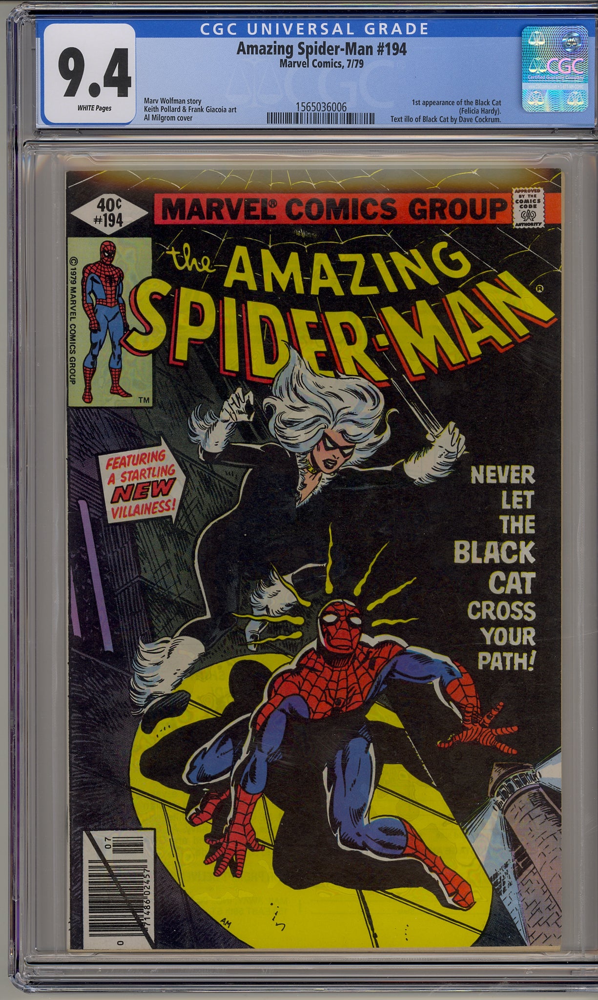 Amazing Spider-Man #194 (1979) Black Cat