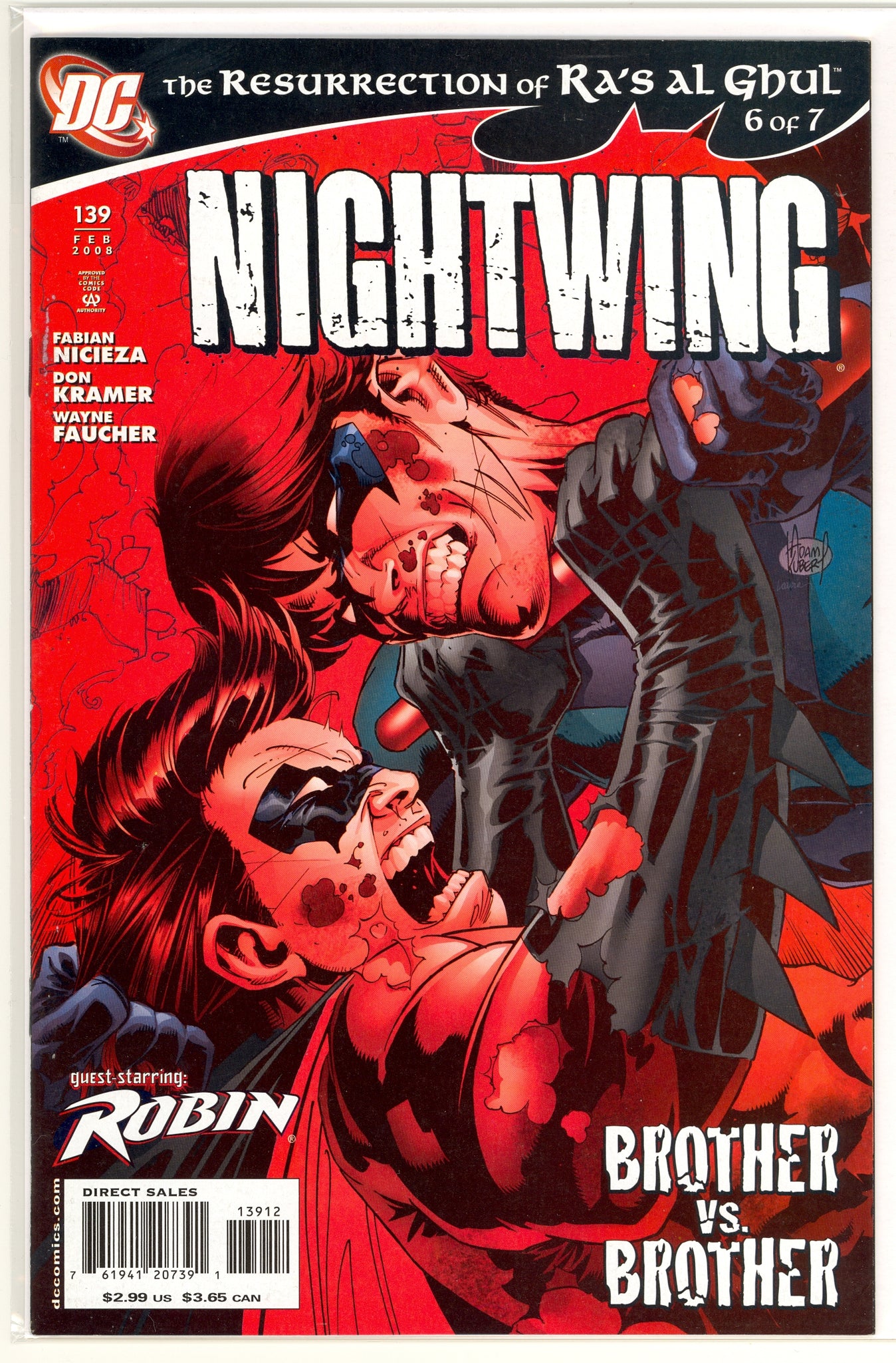 Nightwing #139 (2008) - 2nd printing - Resurrection of Ra's al Ghul part 6