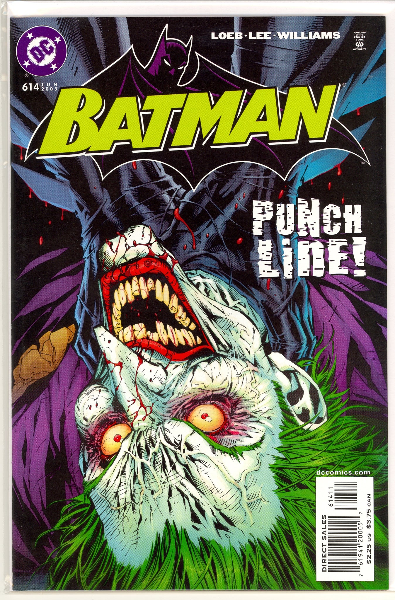 Batman #614 (2003) Joker, Punch Line, Hush