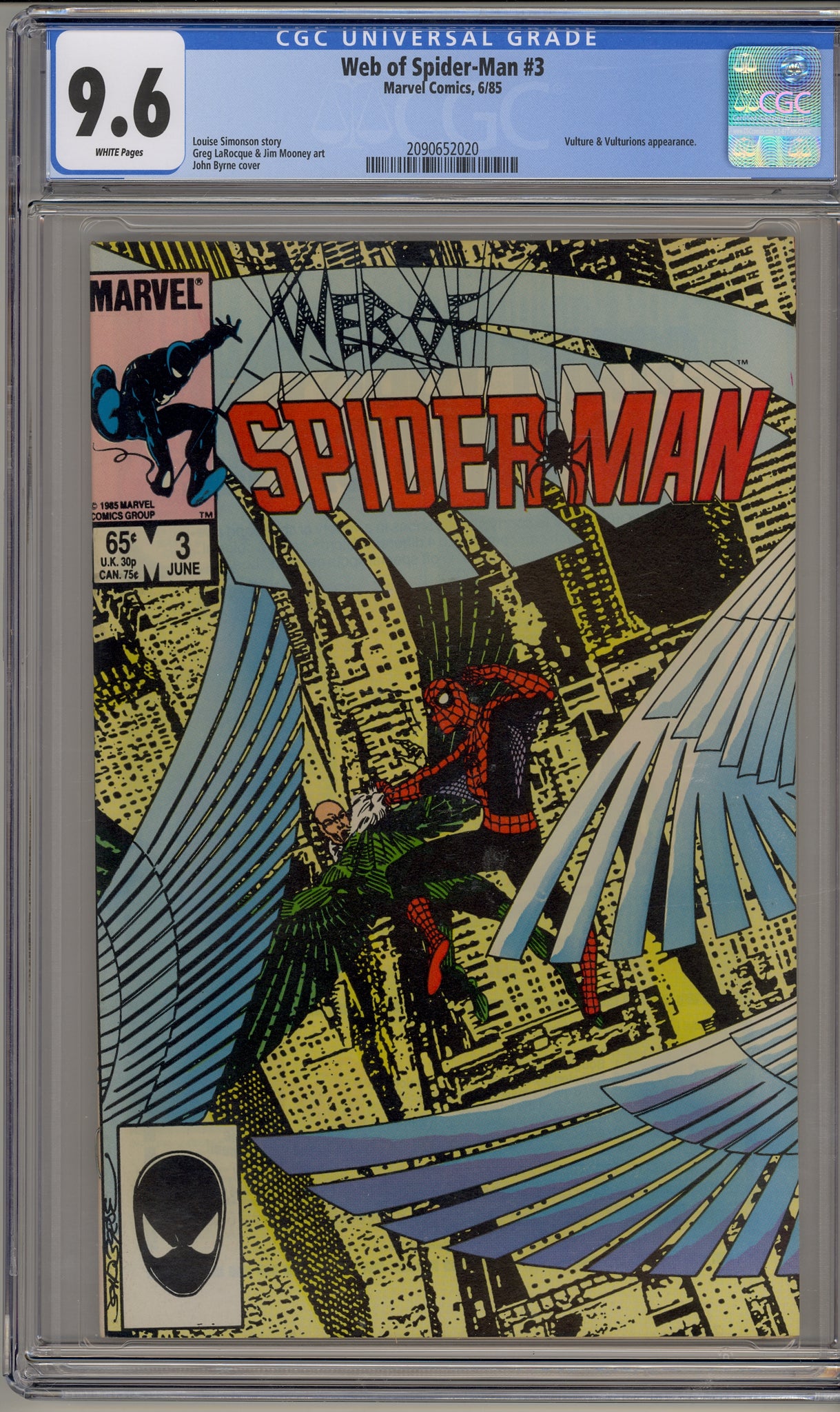 Web of Spider-Man #3 (1985) Vulture