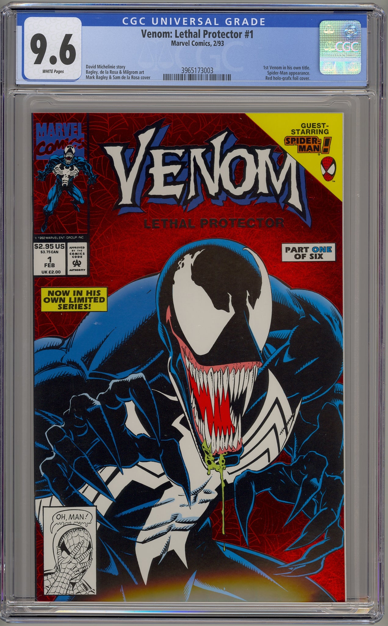 Venom Lethal Protector #1 (1993)