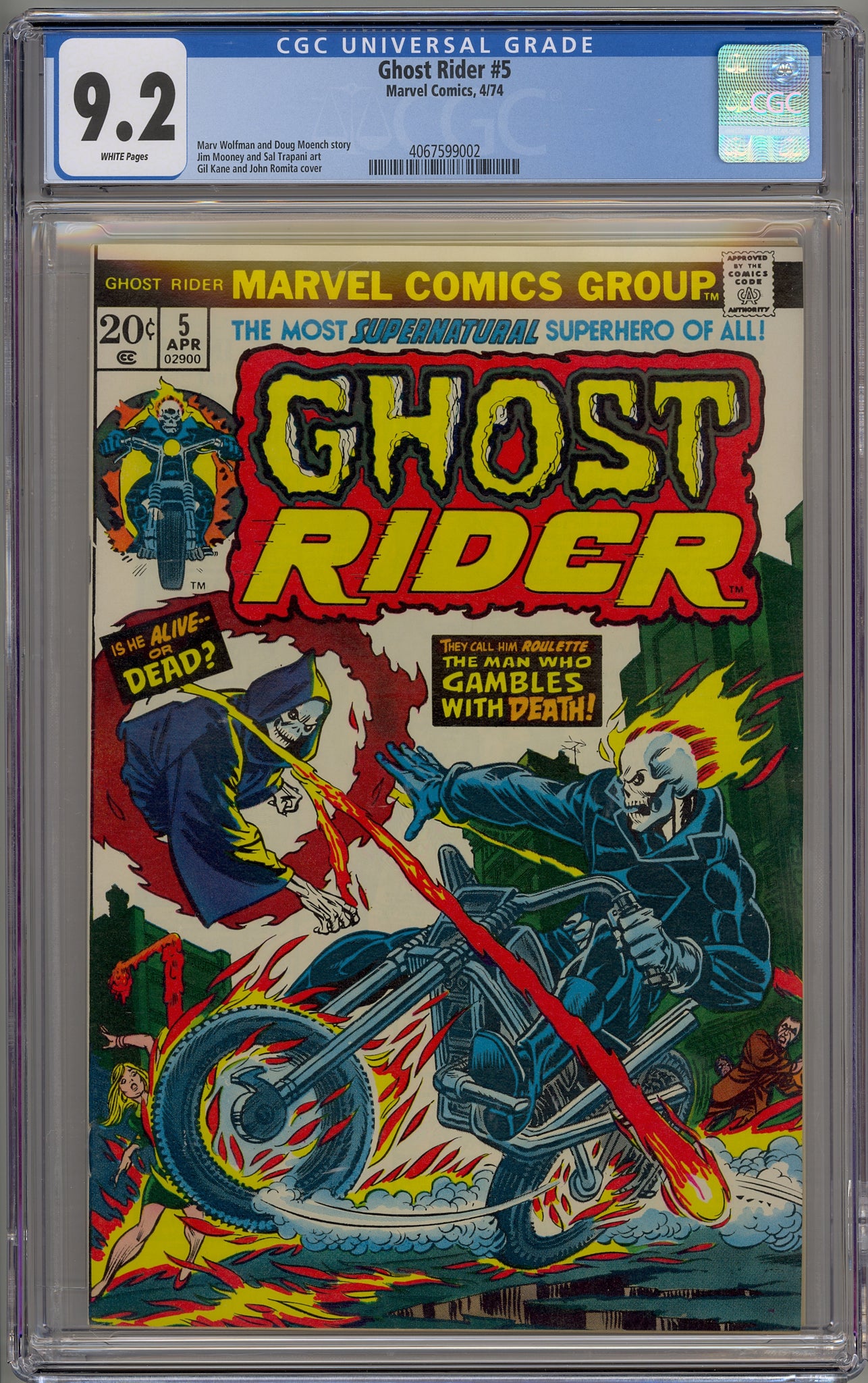 Ghost Rider #5, (1974)