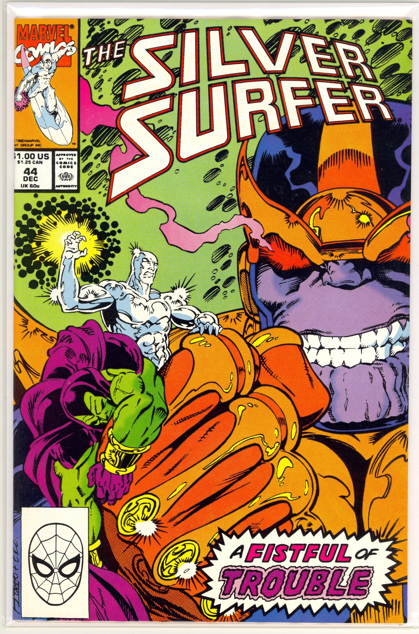 Silver Surfer, The #44 (1990) Infinity Gauntlet