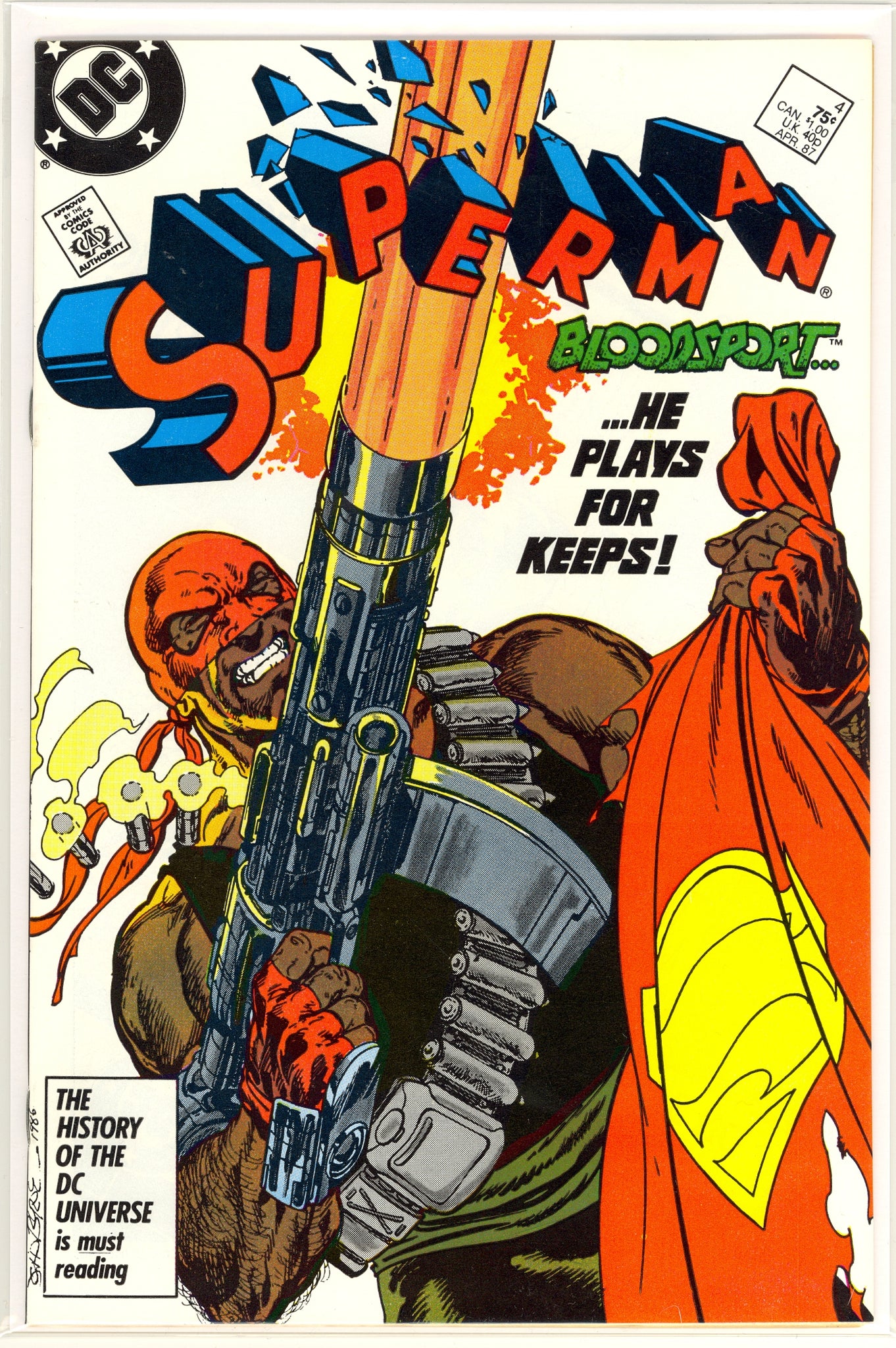 Superman #4 (1987) Bloodsport