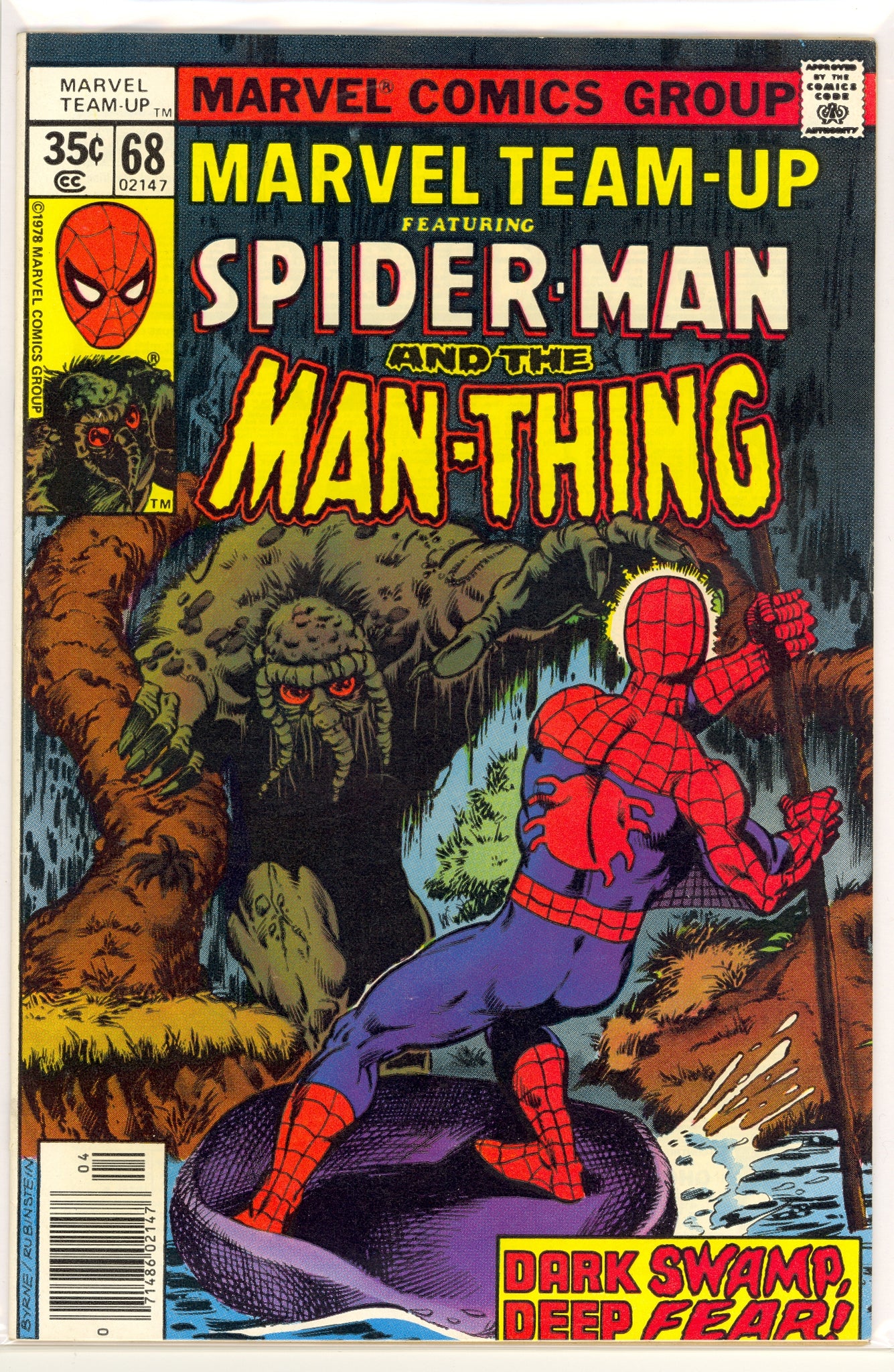 Marvel Team-Up #68 (1978) Man Thing, D'Spayre