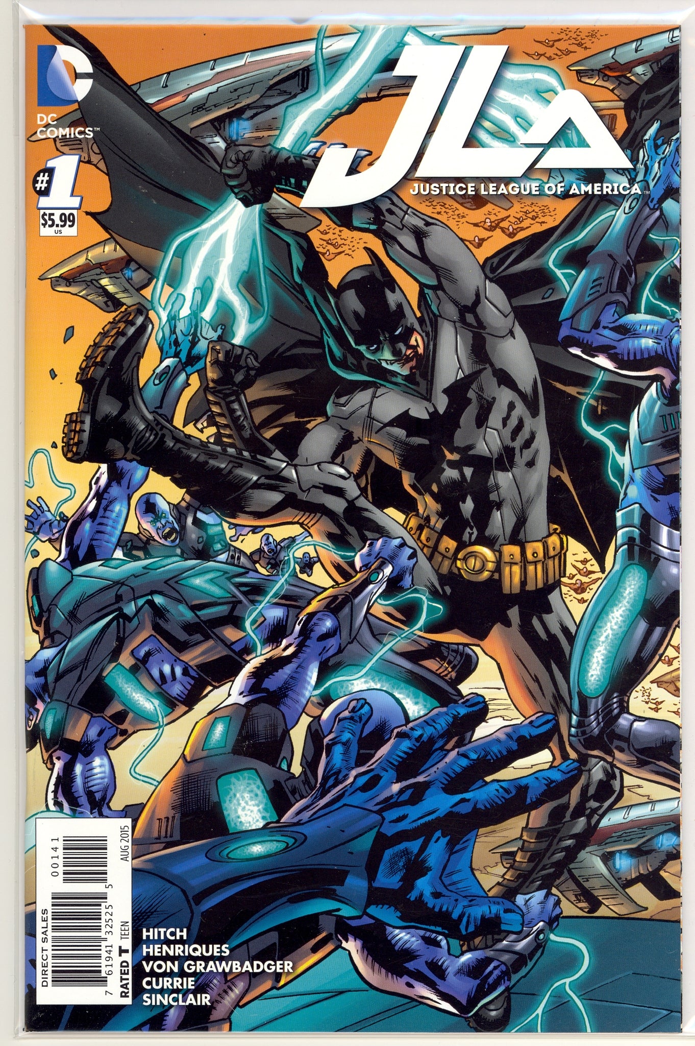 Justice League of America #1 (2015) variant cover D - Batman