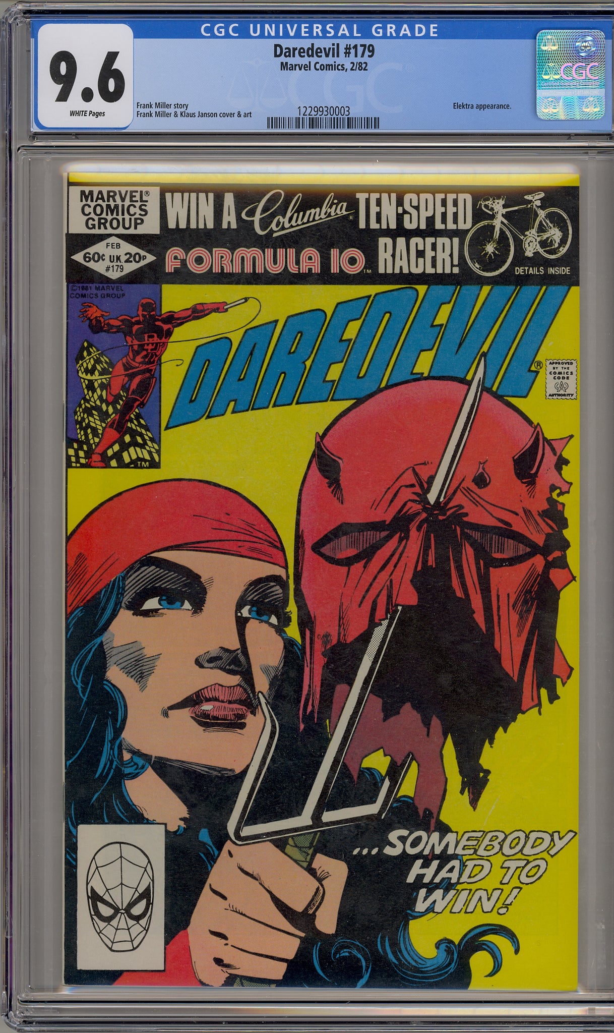 Daredevil #179 (1982) Elektra