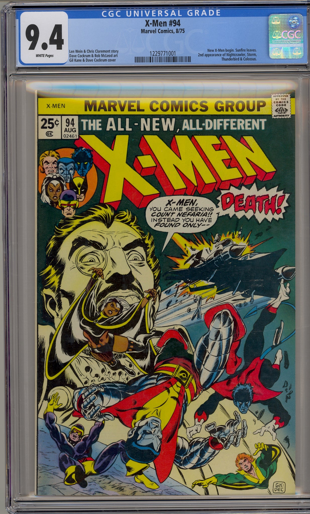 X-Men, The #94 (1975) New X-Men