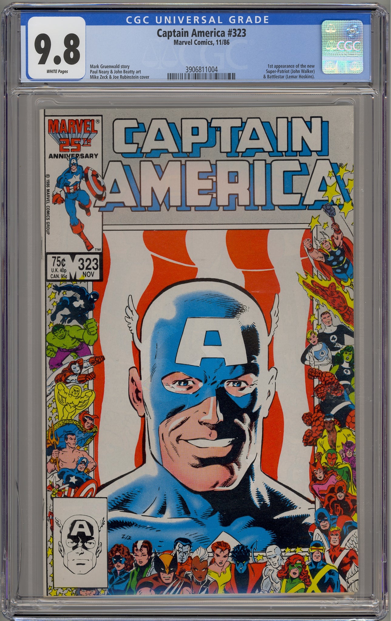 Captain America #323 (1986) John Walker/Super Patriot