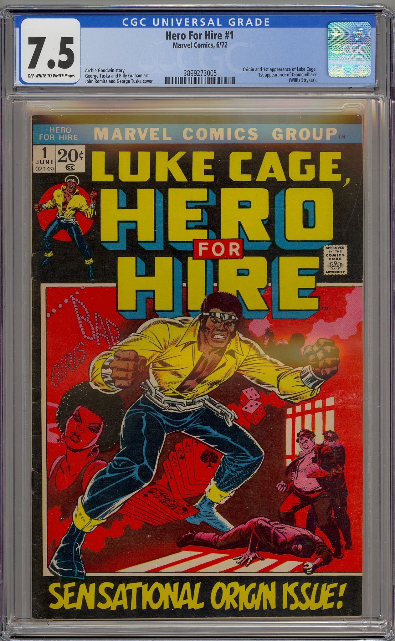 Luke Cage Hero for Hire #1 (1972)