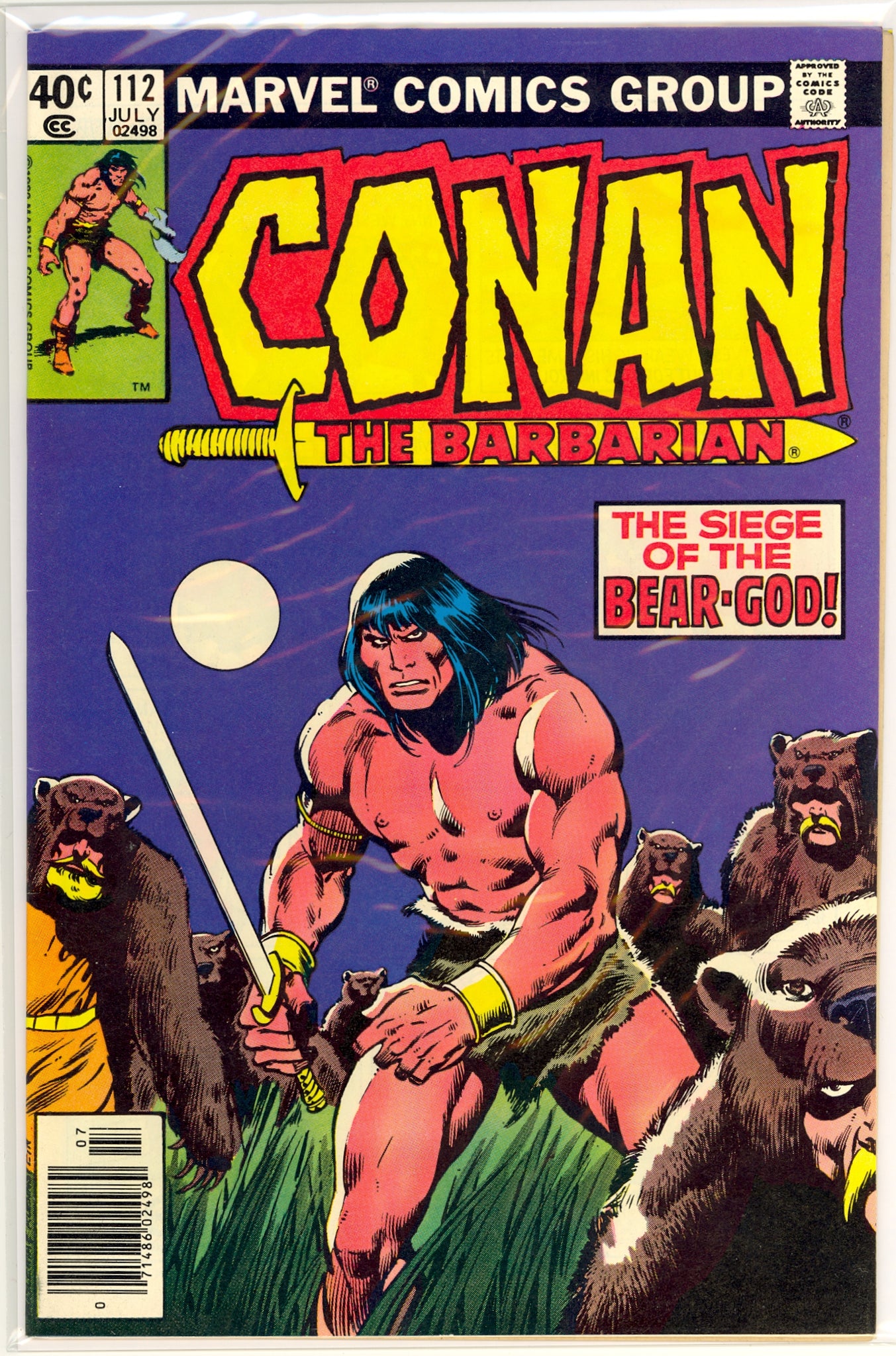 Conan the Barbarian #112 (1980) newsstand edition