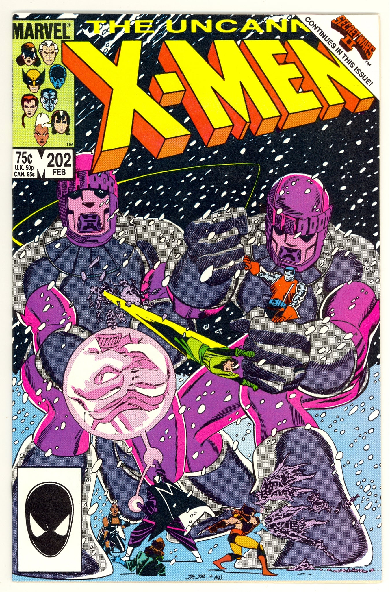 Uncanny X-Men #202 (1986) Sentinels, Beyonder
