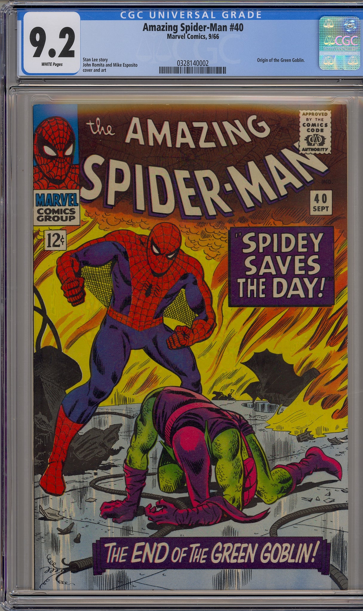 Amazing Spider-Man #40 (1966) Green Goblin